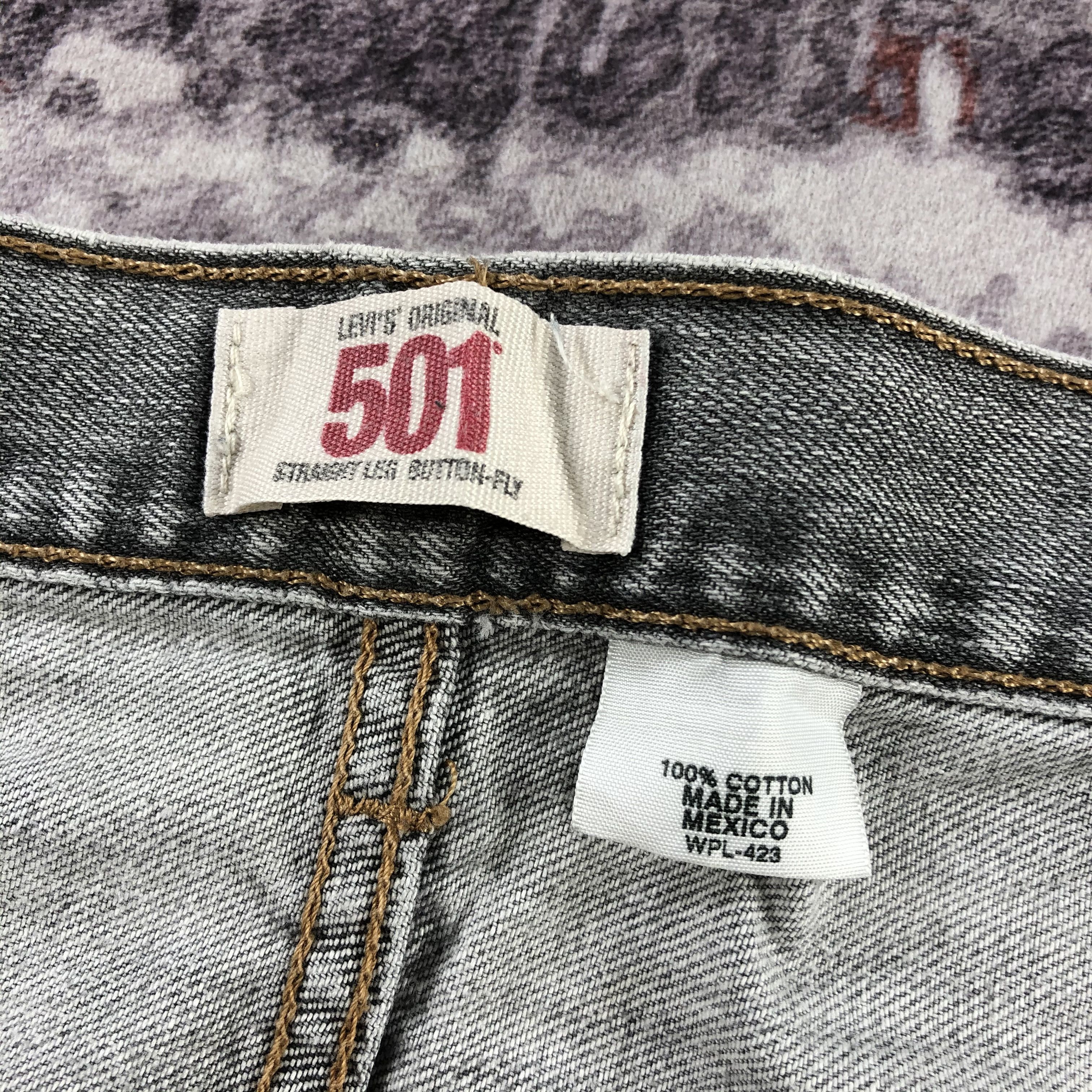 Levi's × Vintage Faded Black Levis 501 Jeans-JM2921 Size US 39 - 13 Thumbnail