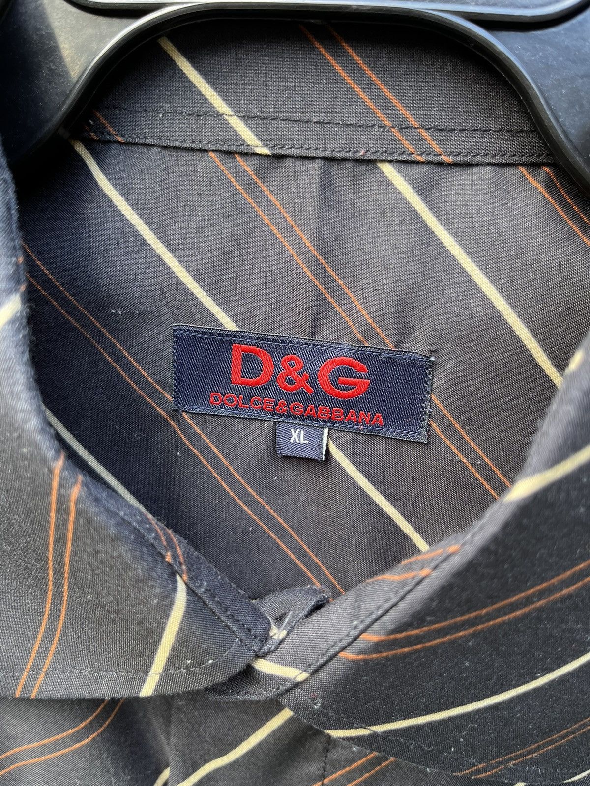 Dolce & Gabbana × Vintage 🔥 DOLCE GABBANA LONG SLEEVE BUTTON UP LUXURY Y2K SHIRT LOGO Size US XL / EU 56 / 4 - 3 Thumbnail