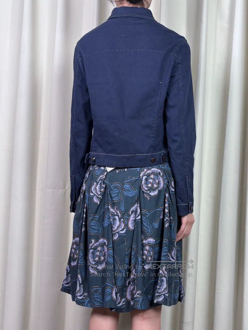 Vivienne Westwood Vivienne Westwood size 2 Vintage blue rose witch half skirt Size 22" - 3 Thumbnail