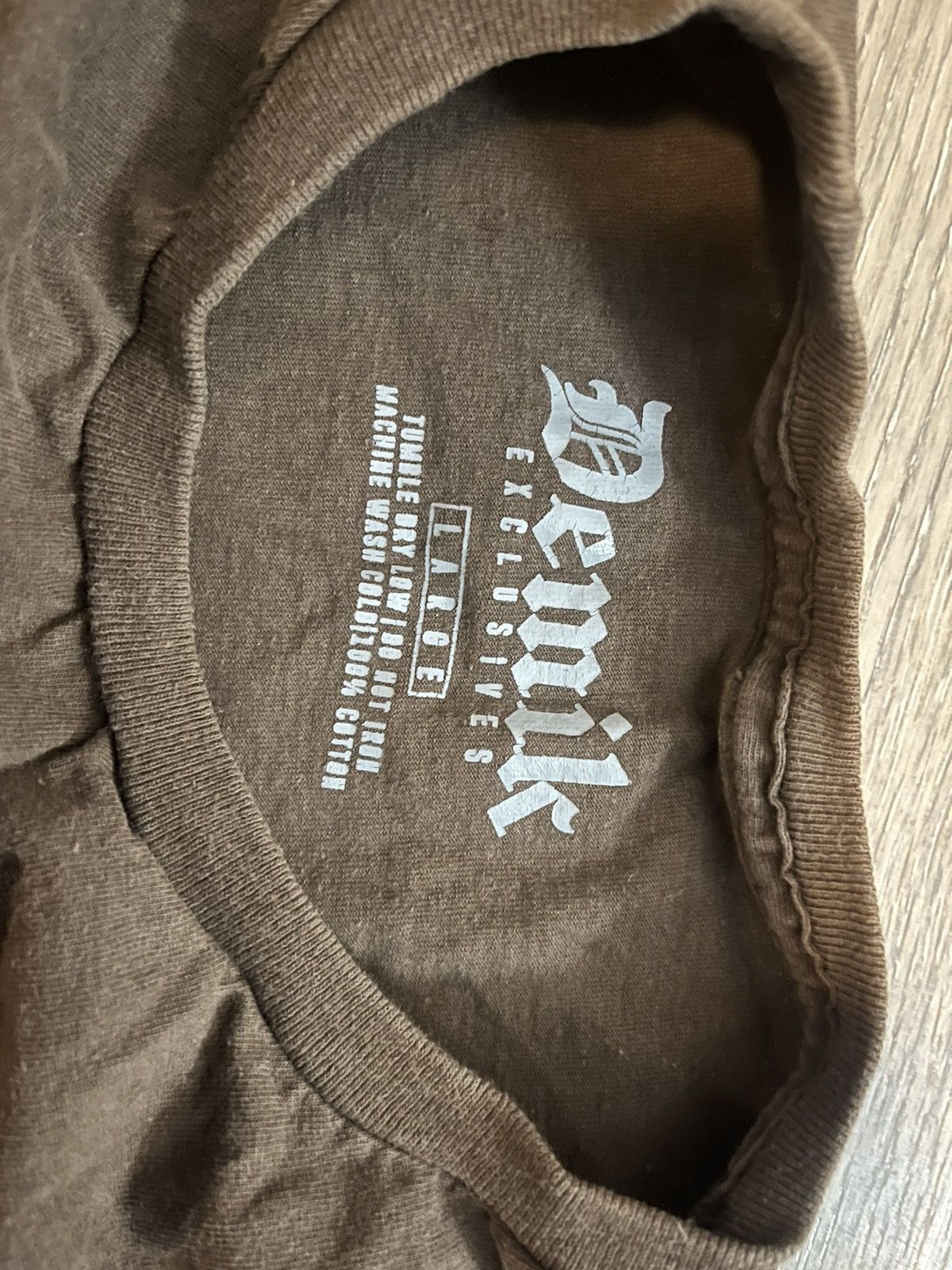 Japanese Brand Demik Retro Graphic Tee Size US L / EU 52-54 / 3 - 3 Thumbnail