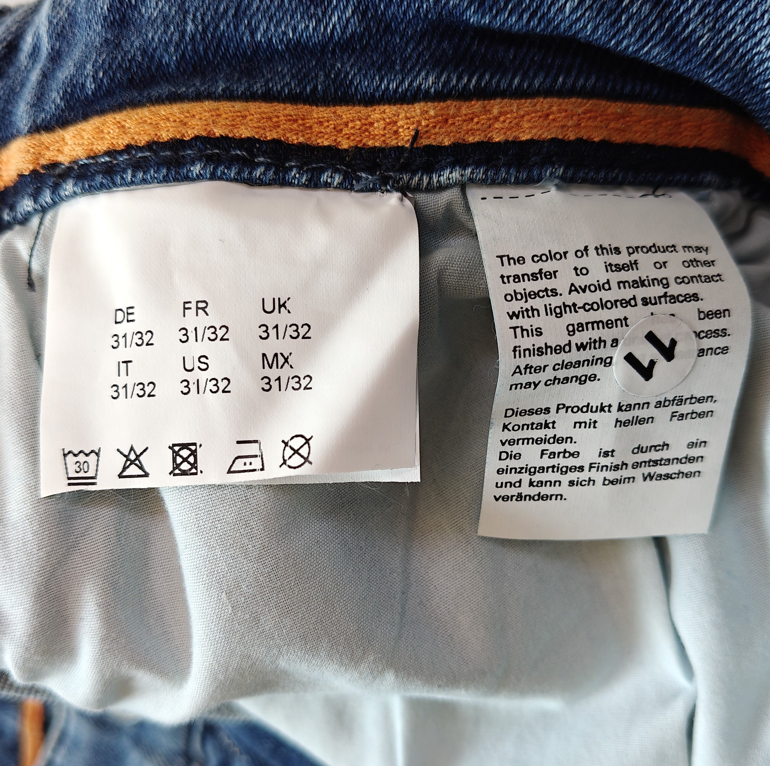 Hugo Boss BOSS RE.MAINE Regular fit men's Jeans Free Shipping T/6085 Size US 31 - 6 Thumbnail