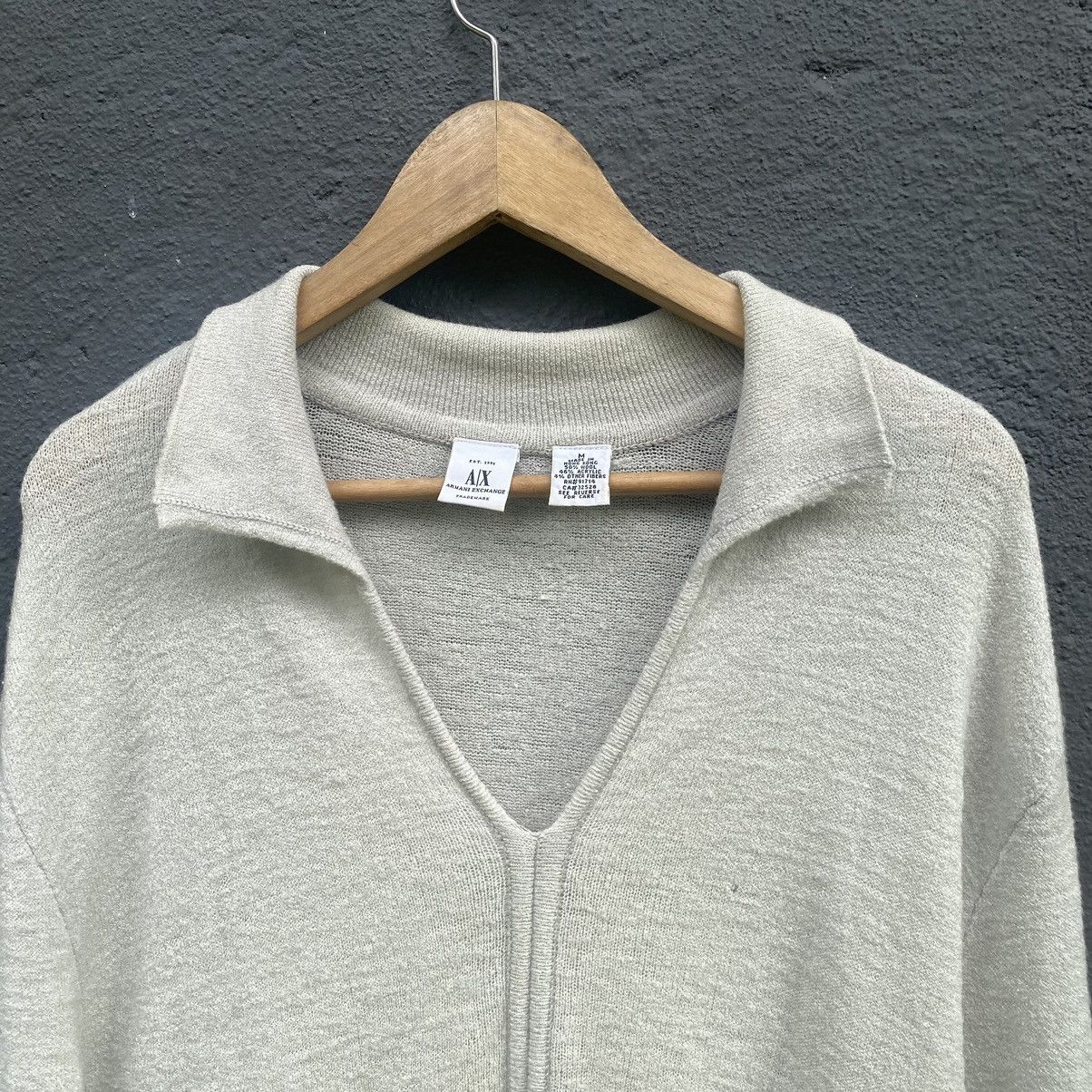Armani Exchange Thrashed Vintage Armani exchange wool ERD GRUNGE Size US M / EU 48-50 / 2 - 2 Thumbnail