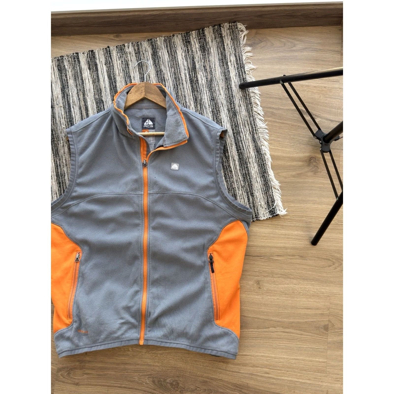 Nike ACG VINTAGE Nike ACG Fleece Grey Vest Men L Windbreaker 90s Outdoor Retro Casual Sports USA Shirt/Outerwear Size US L / EU 52-54 / 3 - 3 Thumbnail
