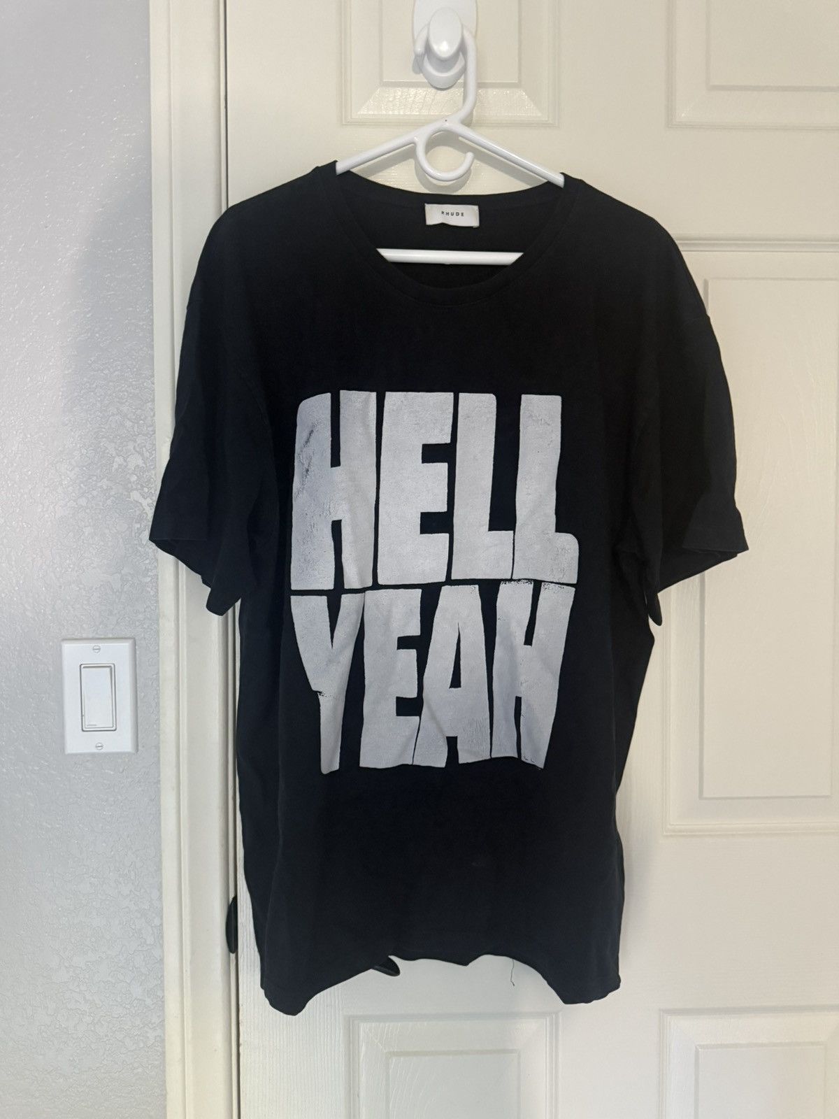 Rhude Rhude Hell Yeah shirt black Size US M / EU 48-50 / 2 - 1 Thumbnail