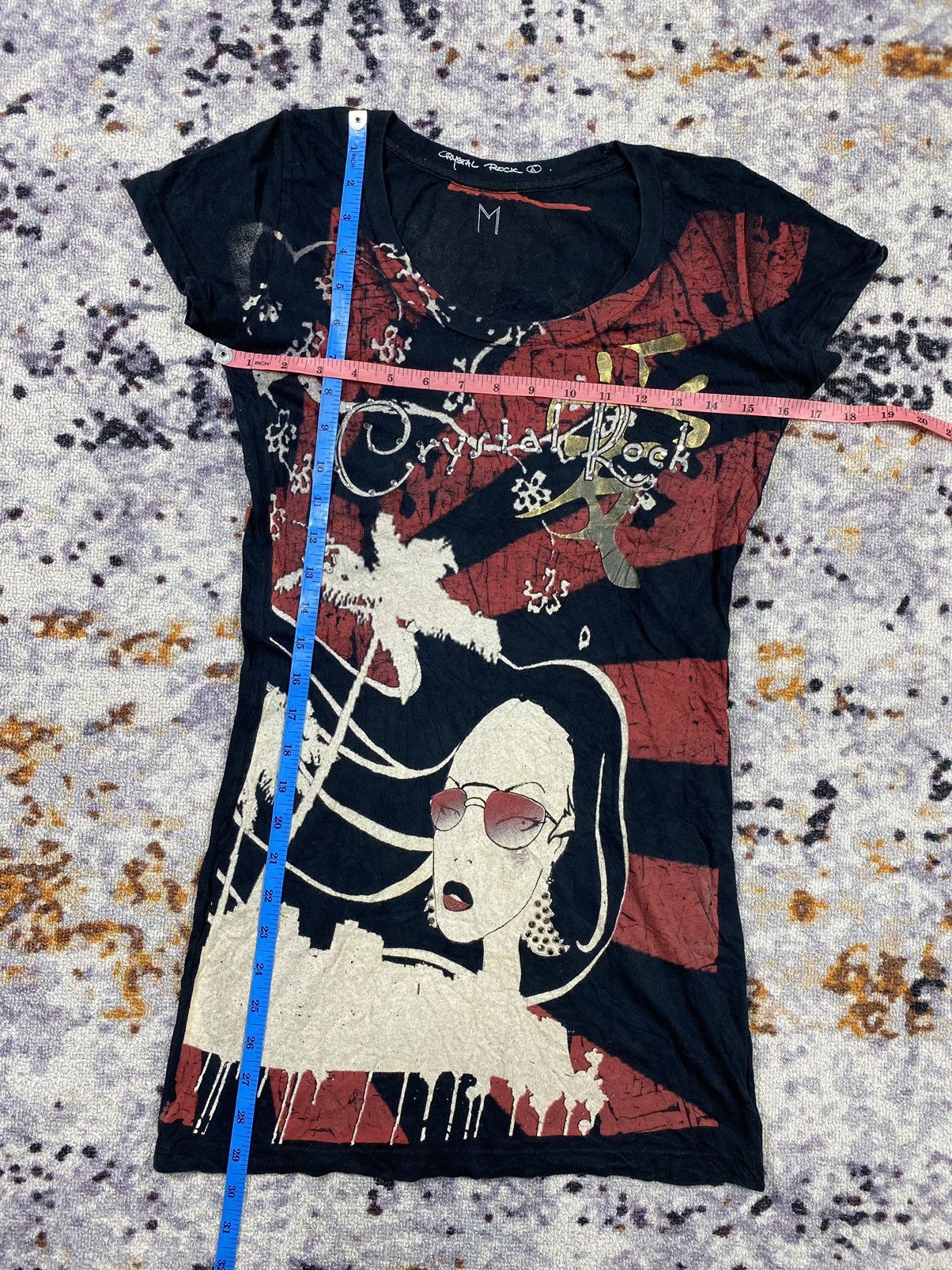 Japanese Brand Sunrise Japan Yakuza Crystal Rock Crazy Art Shirt Size US M / EU 48-50 / 2 - 5 Thumbnail