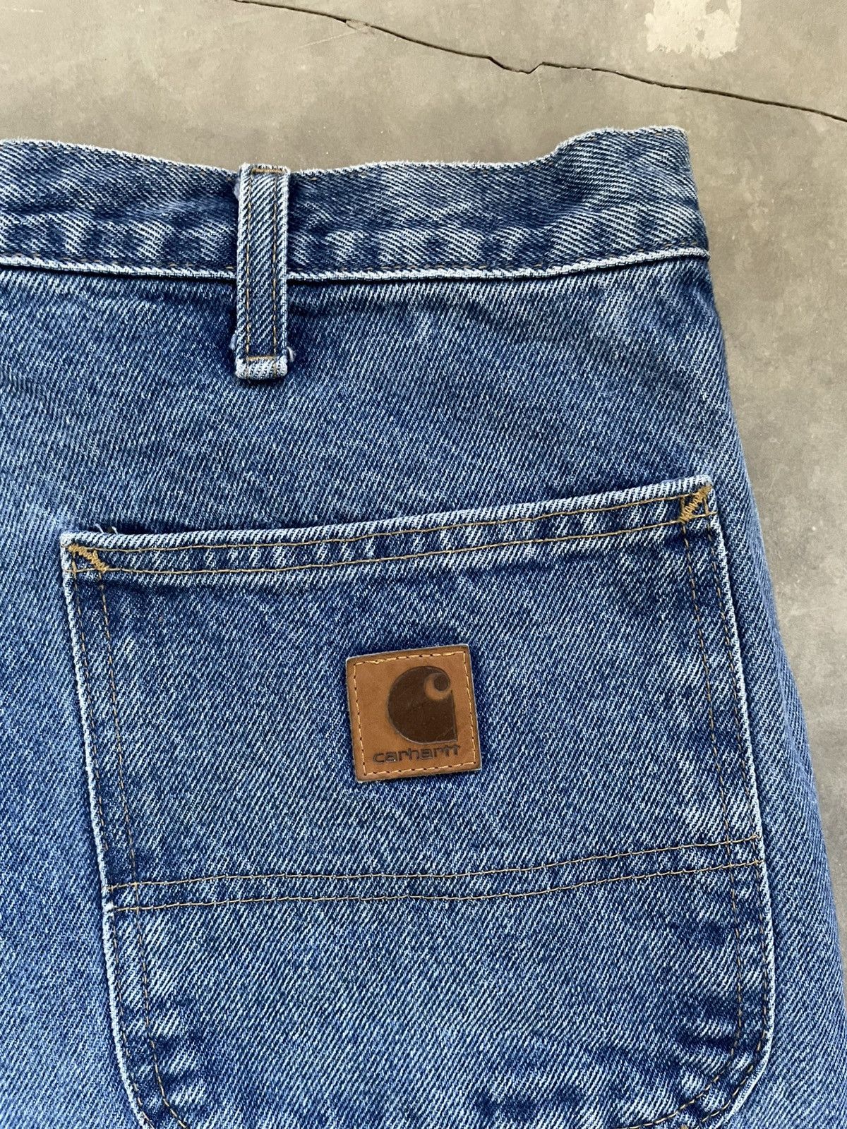 Carhartt Carhartt Jeans Denim Pant Carpenter - B23 DST 40x32 Size US 38 / EU 54 - 8 Thumbnail
