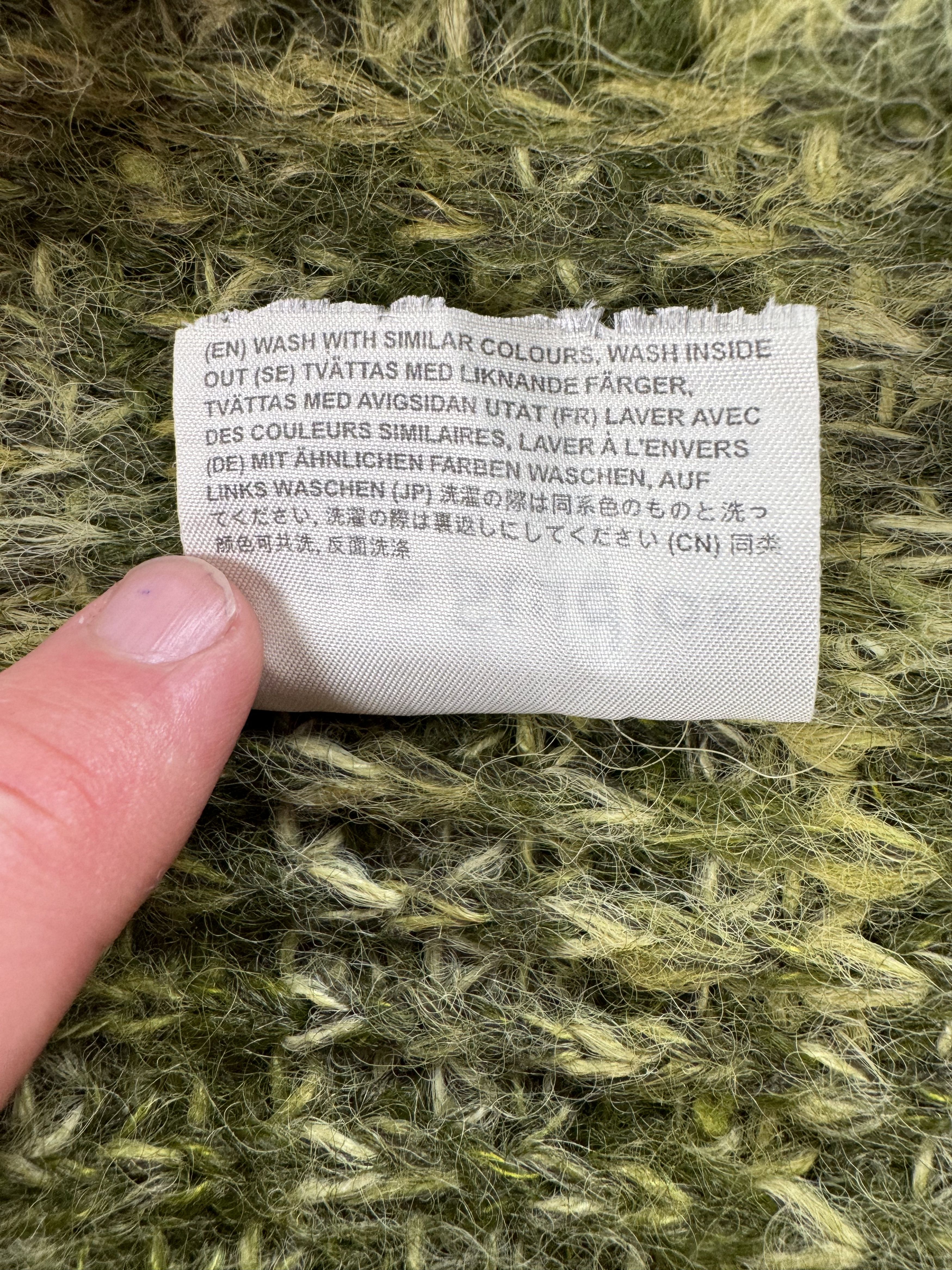 Acne Studios × Vintage Acne Studios Vintage Mohair Zip Cardigan Size M / US 6-8 / IT 42-44 - 9 Thumbnail