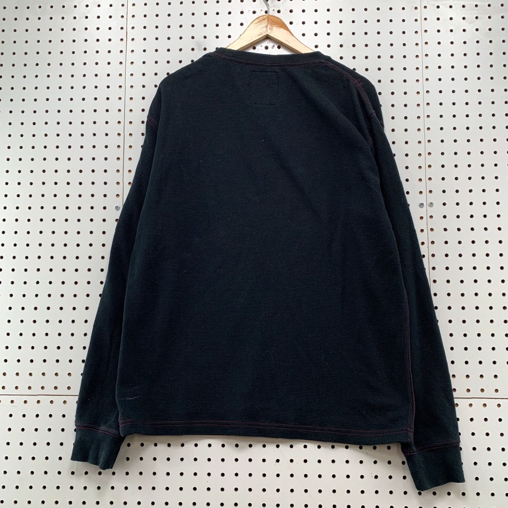 Needles Iron Needle Thermal Shirt Mens L Black Door County Long Sleeve Biker Size US L / EU 52-54 / 3 - 2 Thumbnail