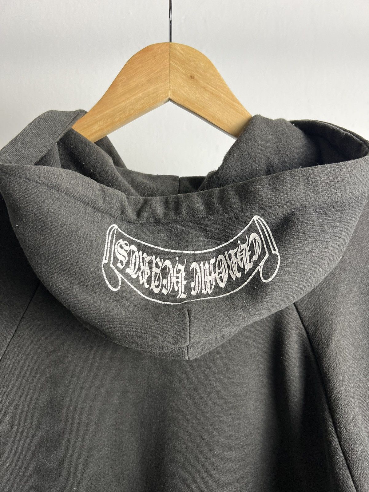 Chrome Hearts Vintage Chrome Hearts Pullover Waffle Lining Hoodie Size US L / EU 52-54 / 3 - 2 Thumbnail