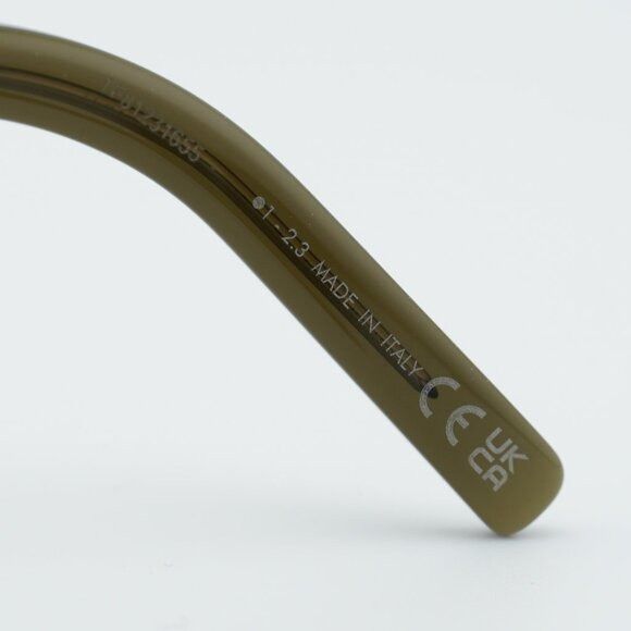 Dior Dior CD DIAMONDO R1I 5500 Eyeglasses Green 48mm Round Frame Size ONE SIZE - 3 Thumbnail