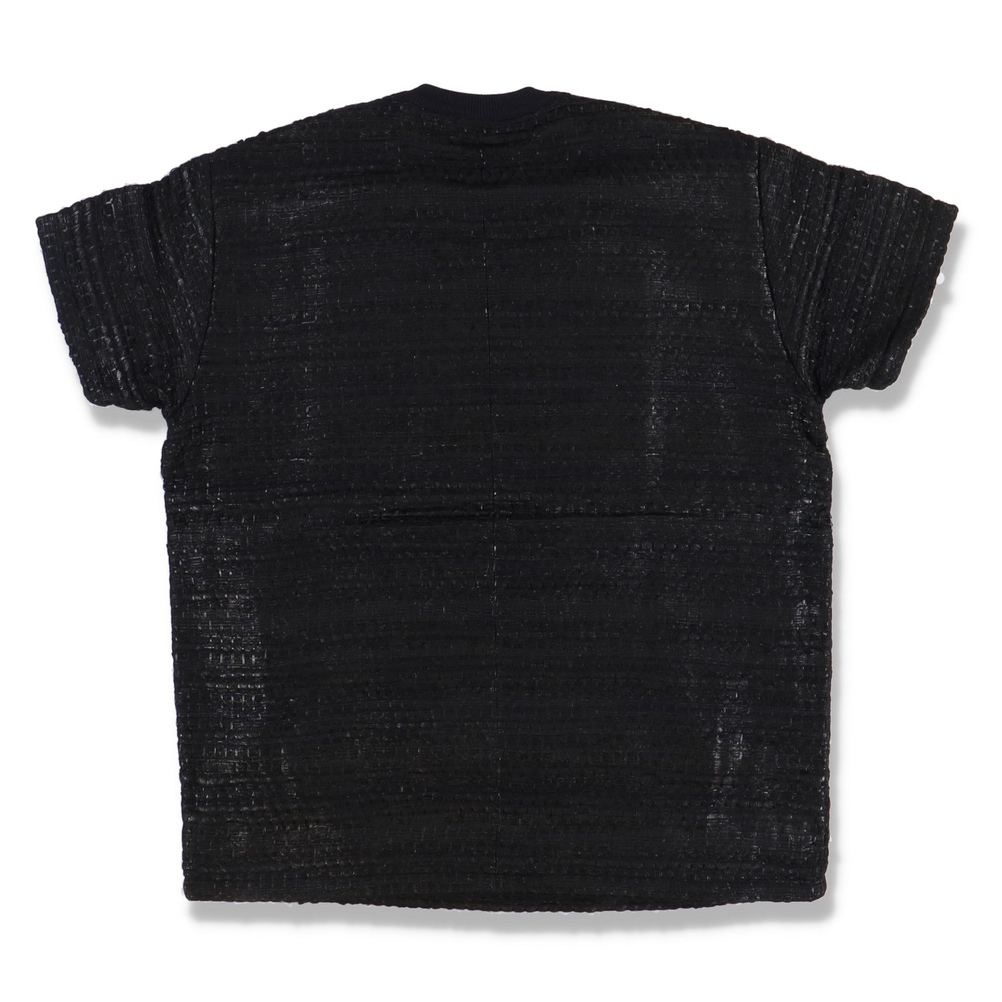 Givenchy Black Amerika Waxed Wool Blend Oversized T-Shirt Size US XXS / EU 40 - 9 Thumbnail