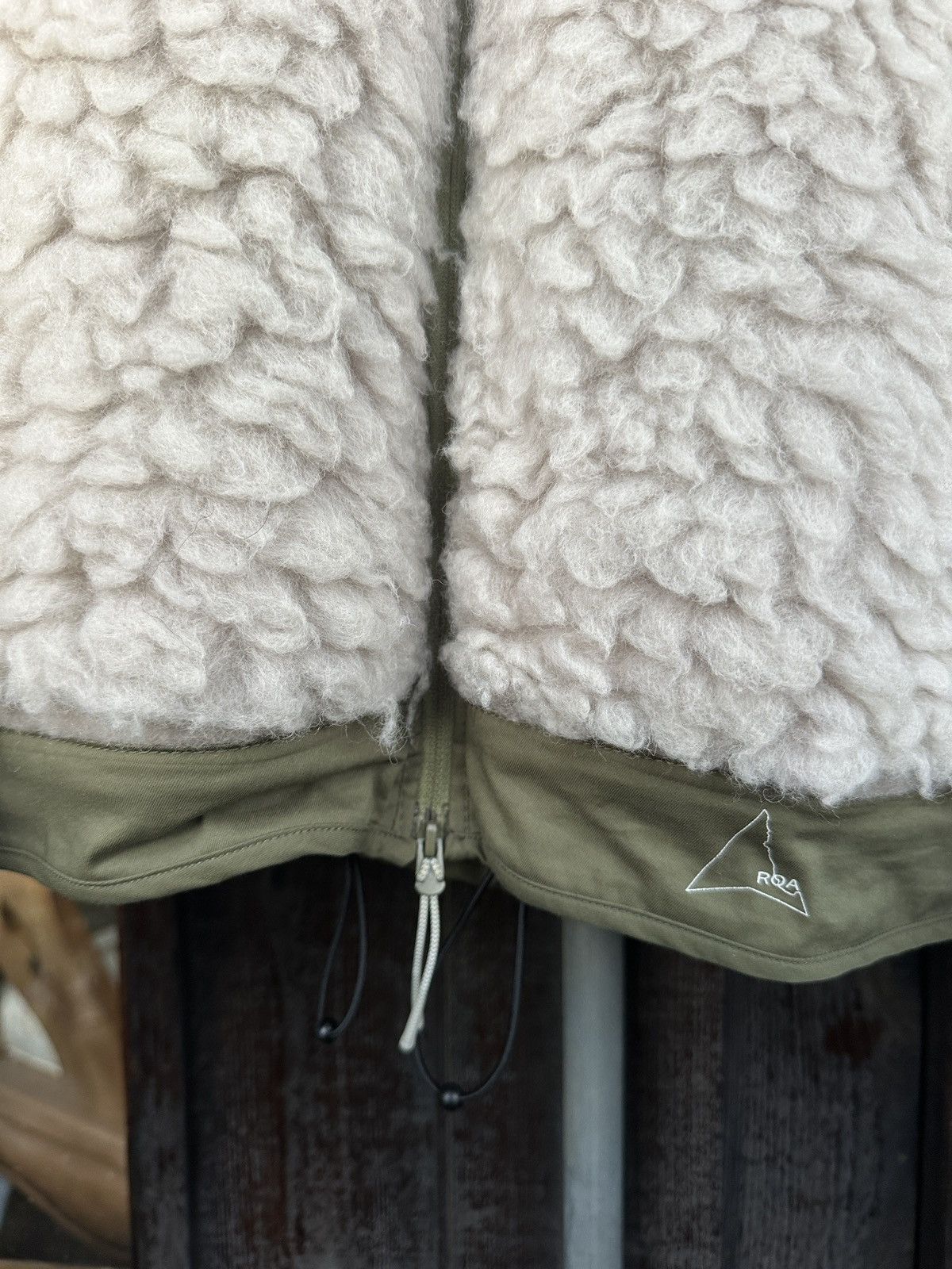 ROA ROA sheep wool beige fleece jacket Size US S / EU 44-46 / 1 - 2 Thumbnail