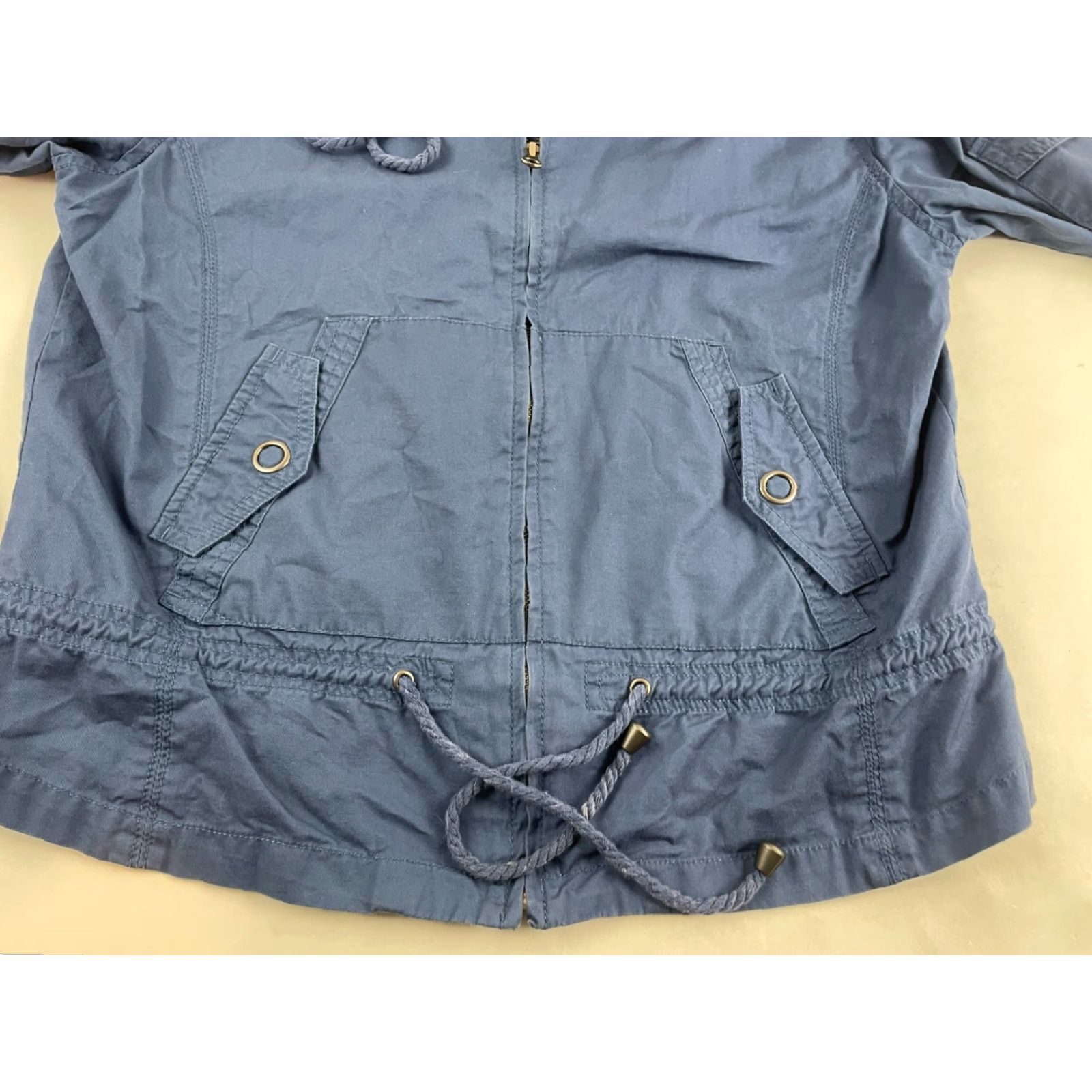 Paradise Paradise Shores Jacket Women’s L Blue Full Zip Pockets Size L / US 10 / IT 46 - 3 Thumbnail