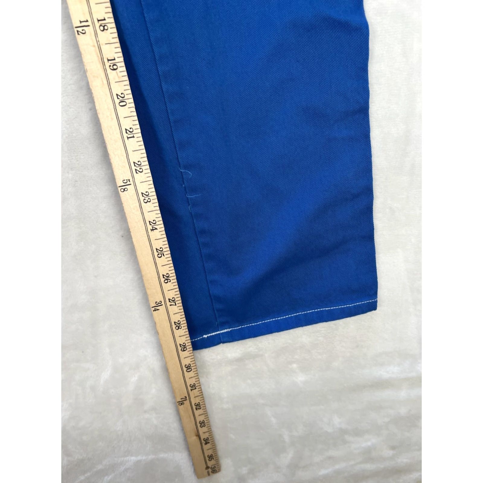 Dickies Dickies Carpenter Pants Women's 5/27 Blue Twill Straight Leg Pockets Workwear Size 27" / US 4 / IT 40 - 3 Thumbnail