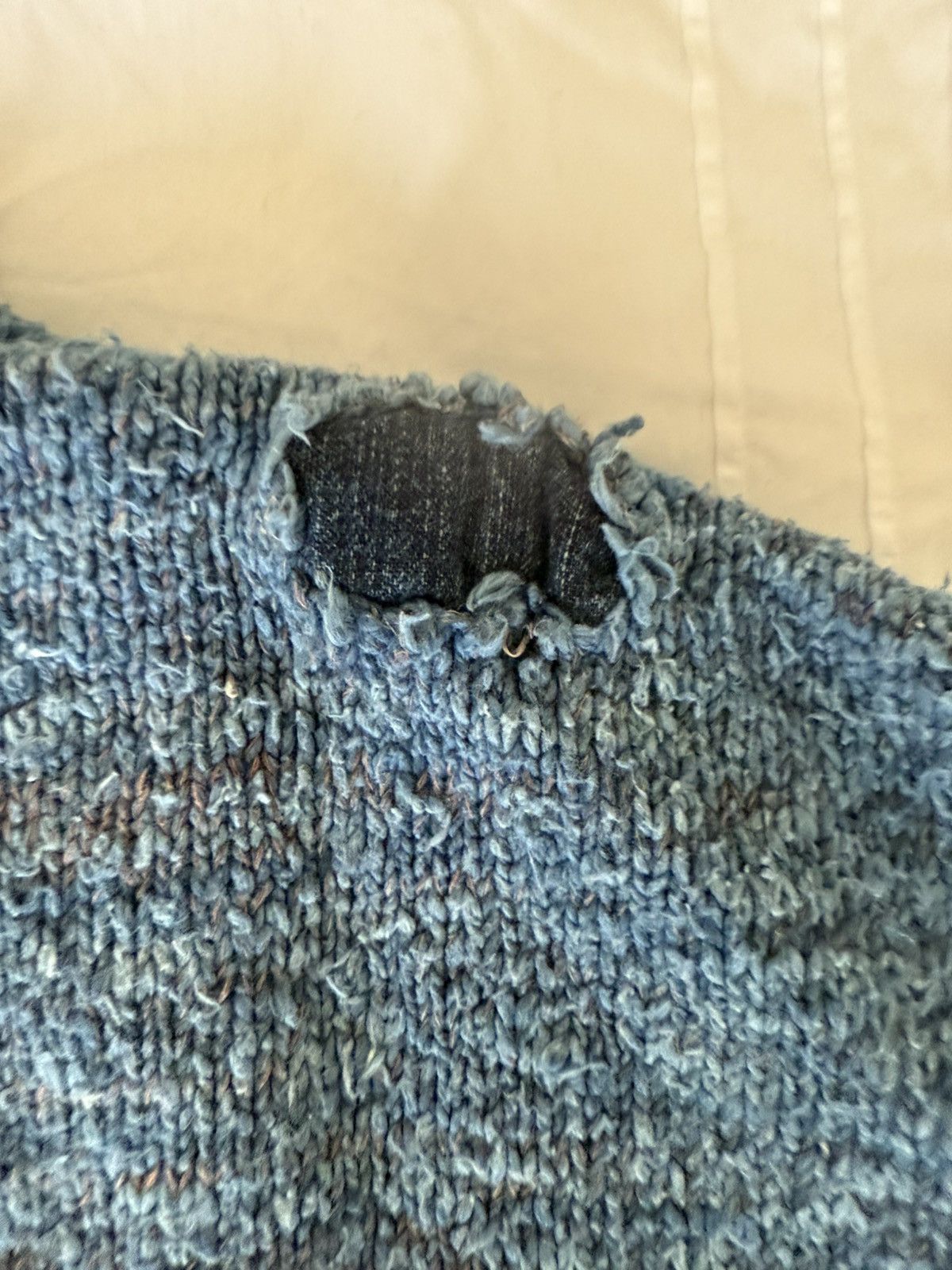 Visvim Visvim ICT Amplus Indigo Sweater Size US XXL / EU 58 / 5 - 6 Thumbnail