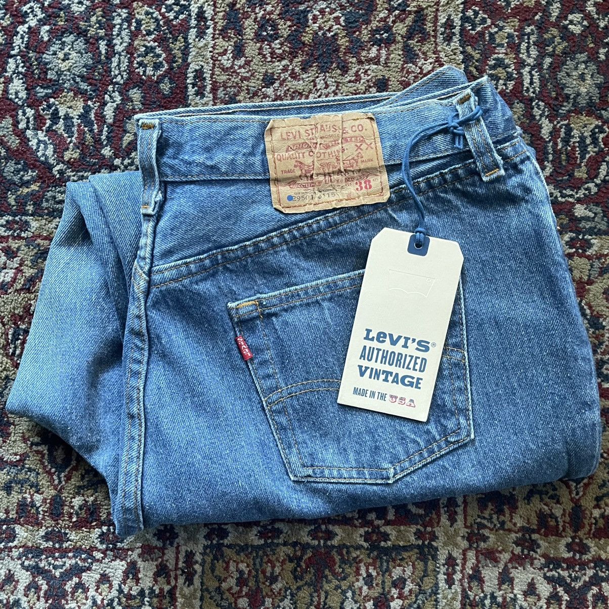 Levi's Vintage Clothing Authentic Authorized Vintage Levis 501 blue jeans size 38 Size US 38 / EU 54 - 1 Thumbnail