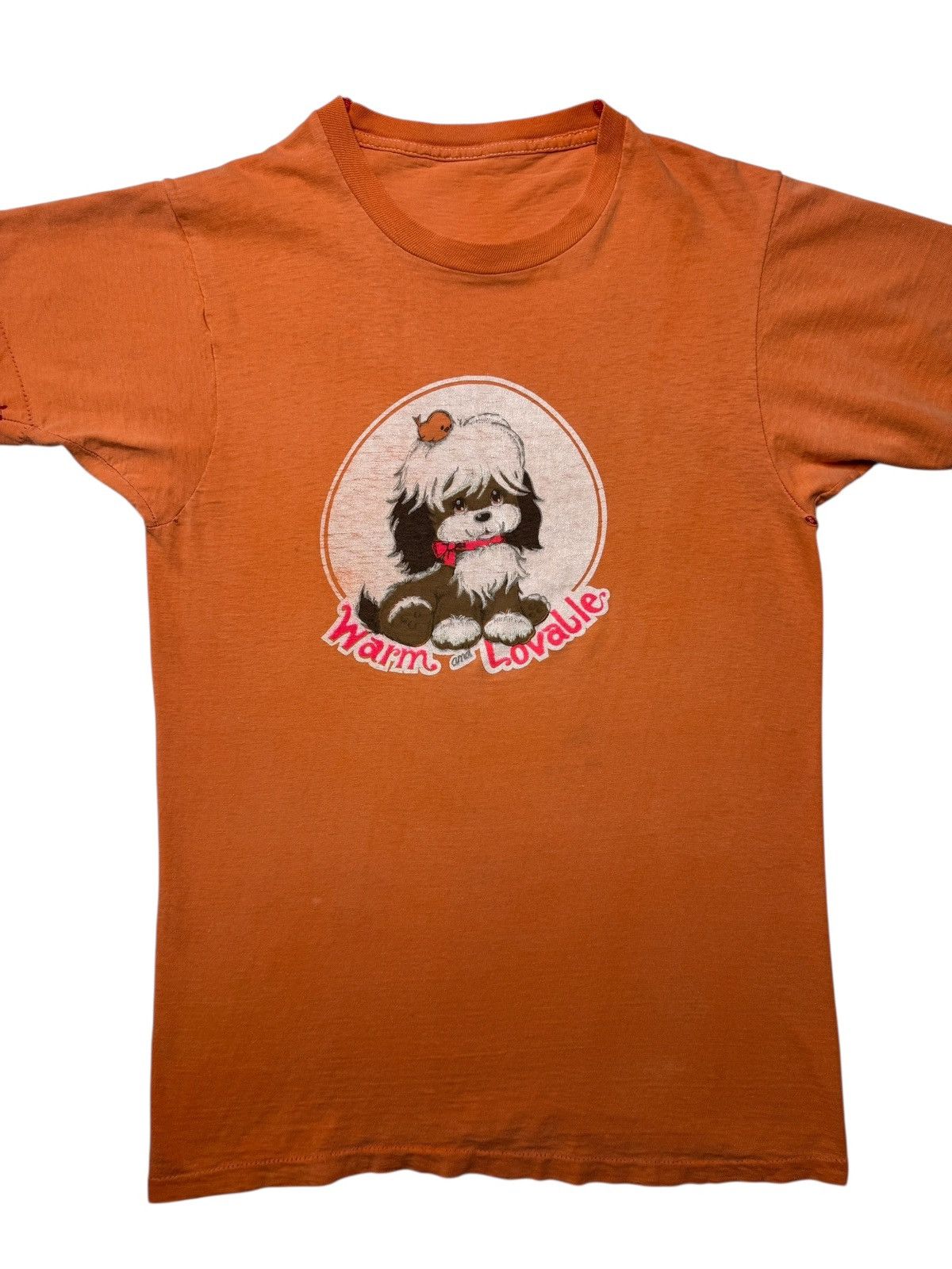 Vintage Vintage 70’s / 80’s Warm & Lovable Cute Dog Tee Shirt Size US L / EU 52-54 / 3 - 2 Thumbnail