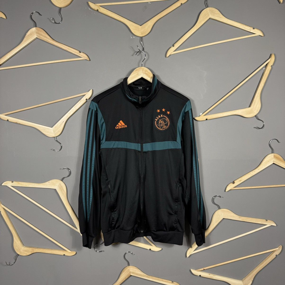 Adidas Adidas Ajax Soccer Track Jacket Size US XL / EU 56 / 4 - 1 Thumbnail