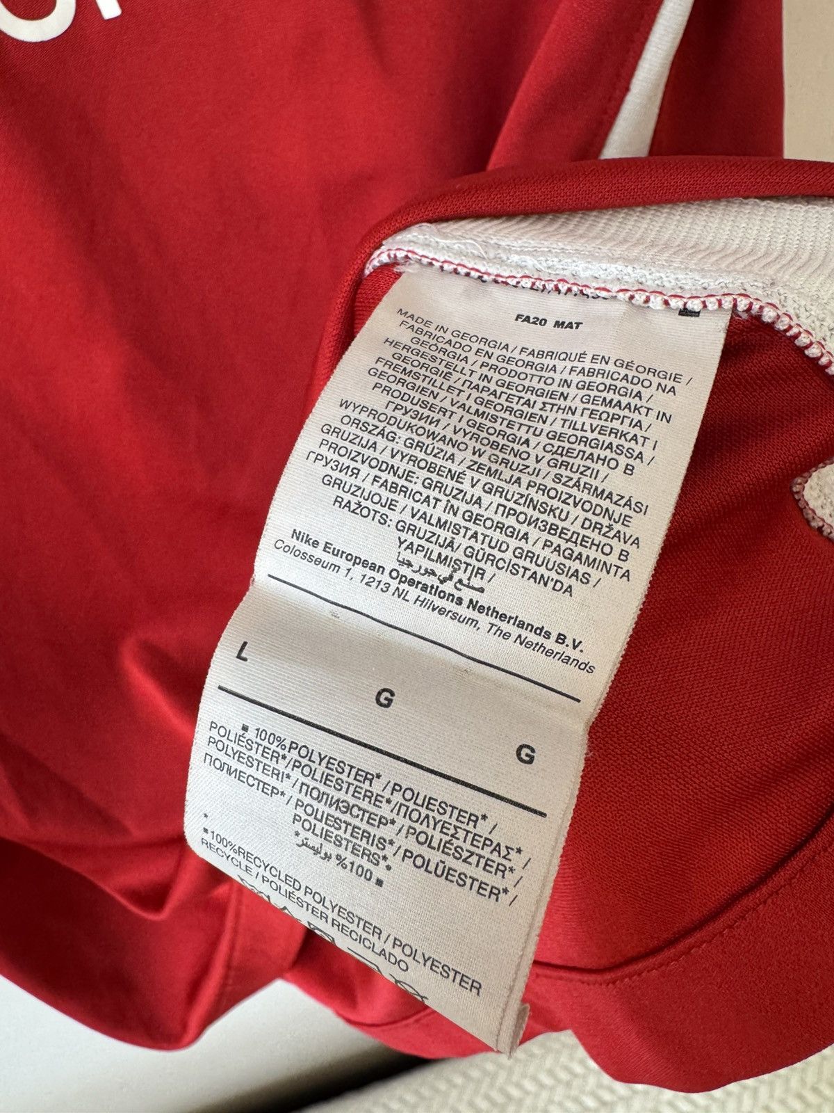 Nike Liverpool 2020-2021 Home Soccer Jersey Football Shirt Kit Size US L / EU 52-54 / 3 - 13 Thumbnail