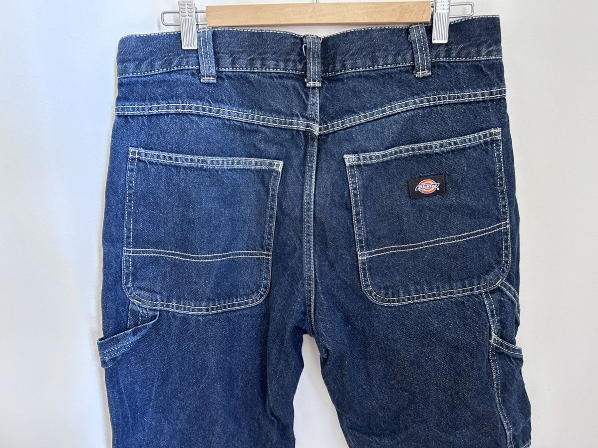 Dickies Dickies Carpenter Jeans W33 L32 (Dark Blue Denim) Size US 33 - 3 Thumbnail