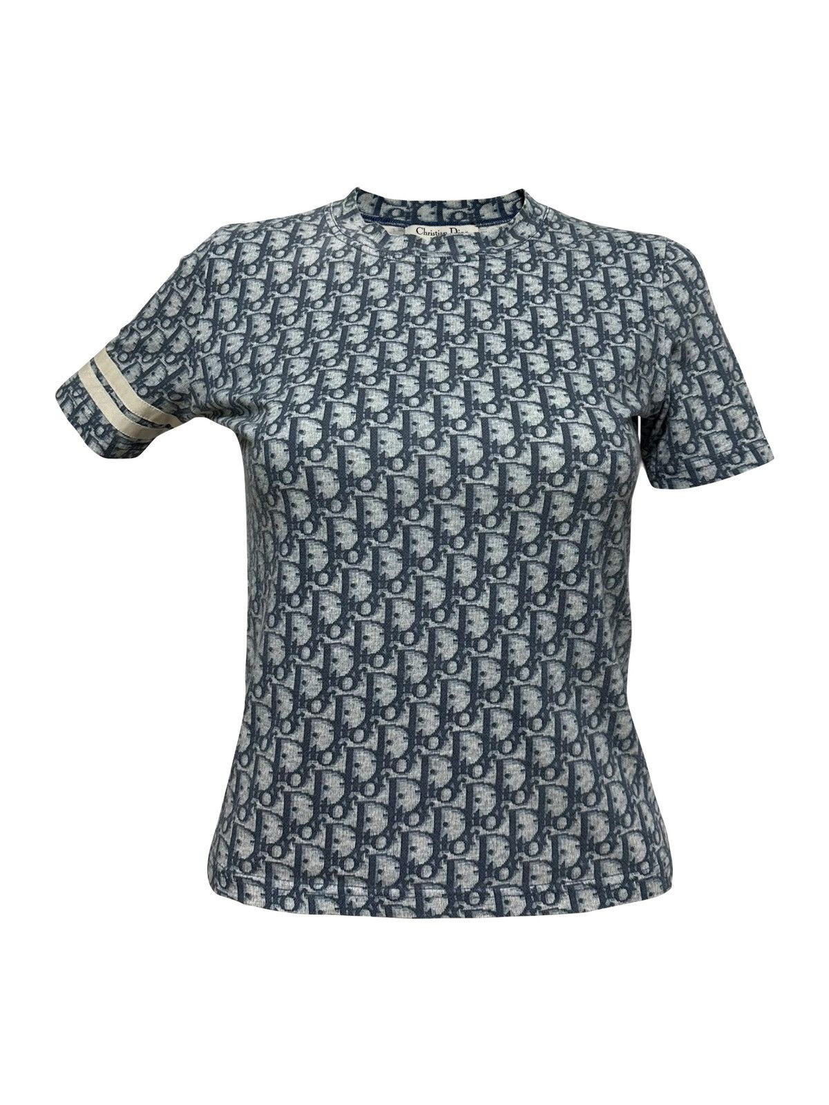 Dior CHRISTIAN DIOR Spring Summer 2002 Trotter Print T-Shirt Size XS / US 0-2 / IT 36-38 - 1 Thumbnail