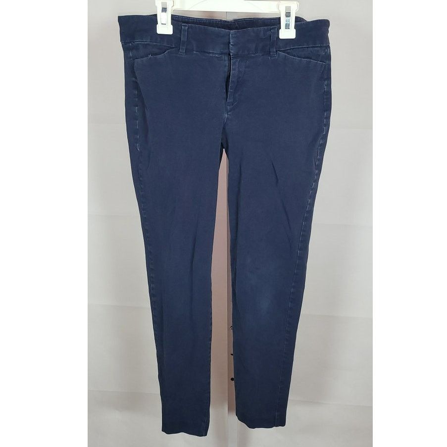 Old Navy Old Navy Pixie Cropped Blue MidRise Stretch Pants size 6 Size 28" / US 6 / IT 42 - 1 Thumbnail