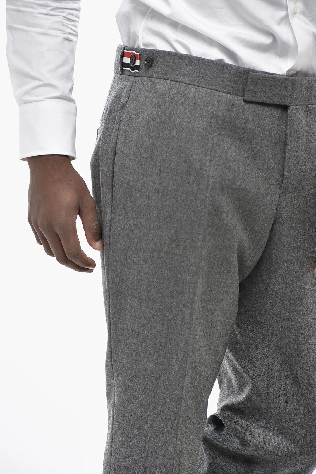 Thom Browne og1mm0426 3-Button Wool Suit in Grey Size US L / EU 52-54 / 3 - 8 Thumbnail