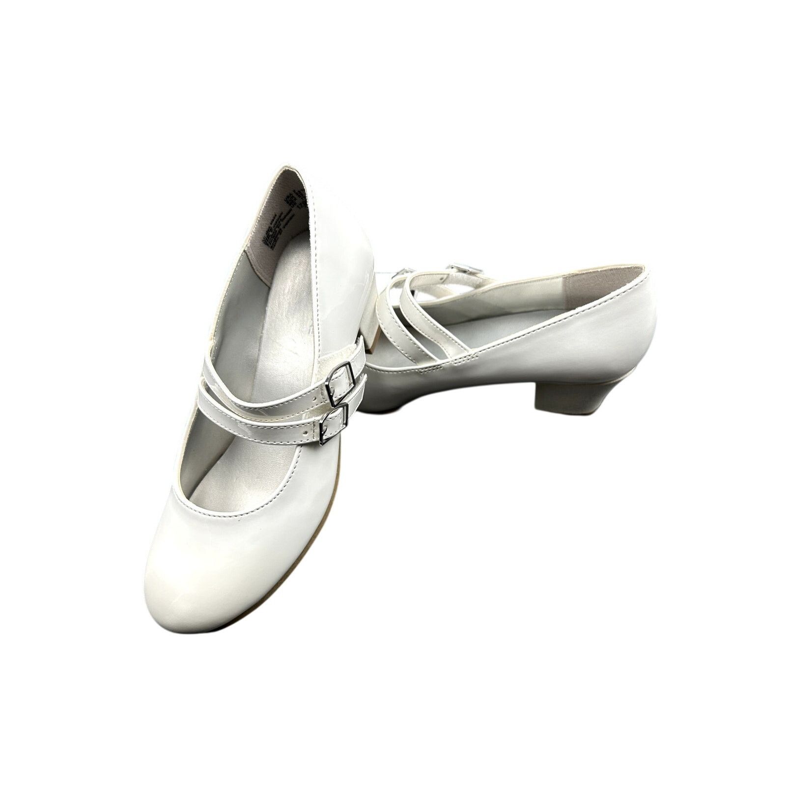 Other American Eagle Girls White Dress Shoe-Double Strap Mary Jane Size US 4 / IT 34 - 2 Thumbnail