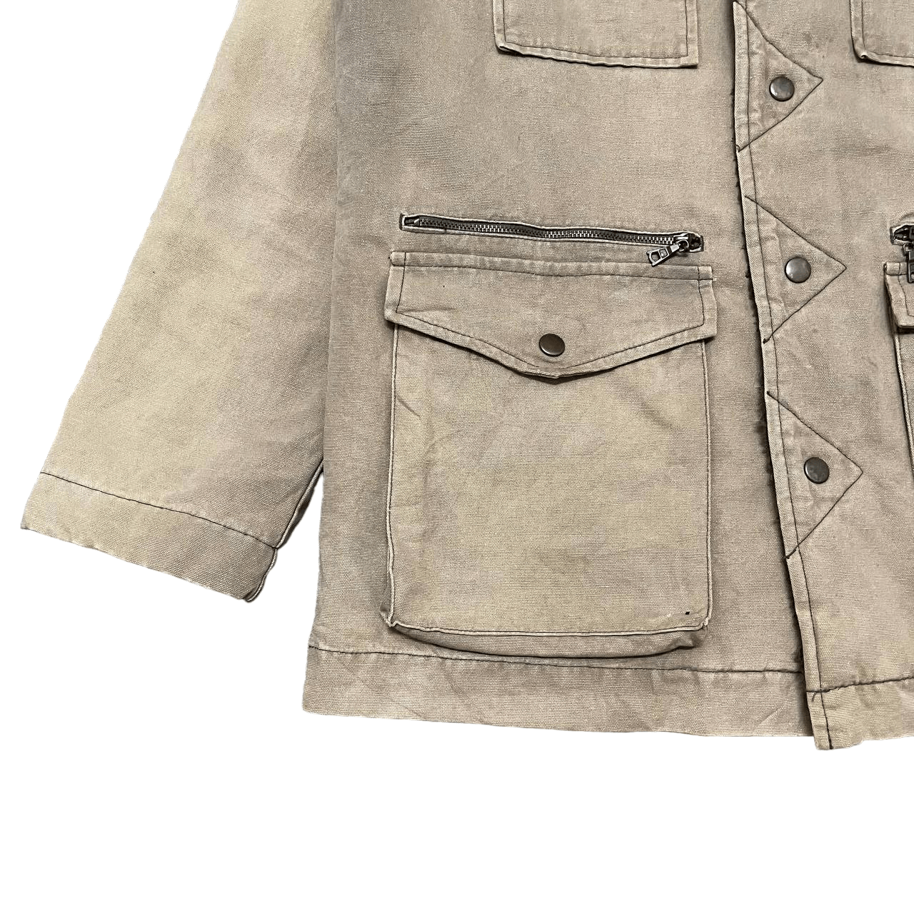 Japanese Brand Vintage Hikari Shoji Sherpa Linning Jacket Multi Pocket Size US M / EU 48-50 / 2 - 3 Thumbnail