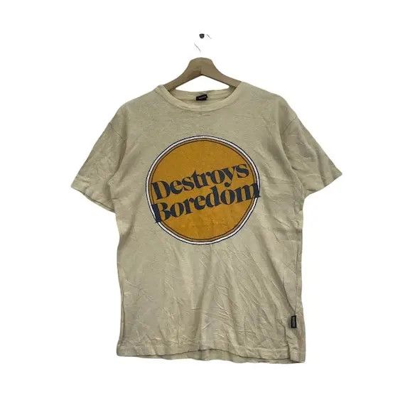 Manastash Vtg MANASTASH DESTROYS BOREDOM Tee Shirt Japan Streetwear Size US M / EU 48-50 / 2 - 1 Thumbnail