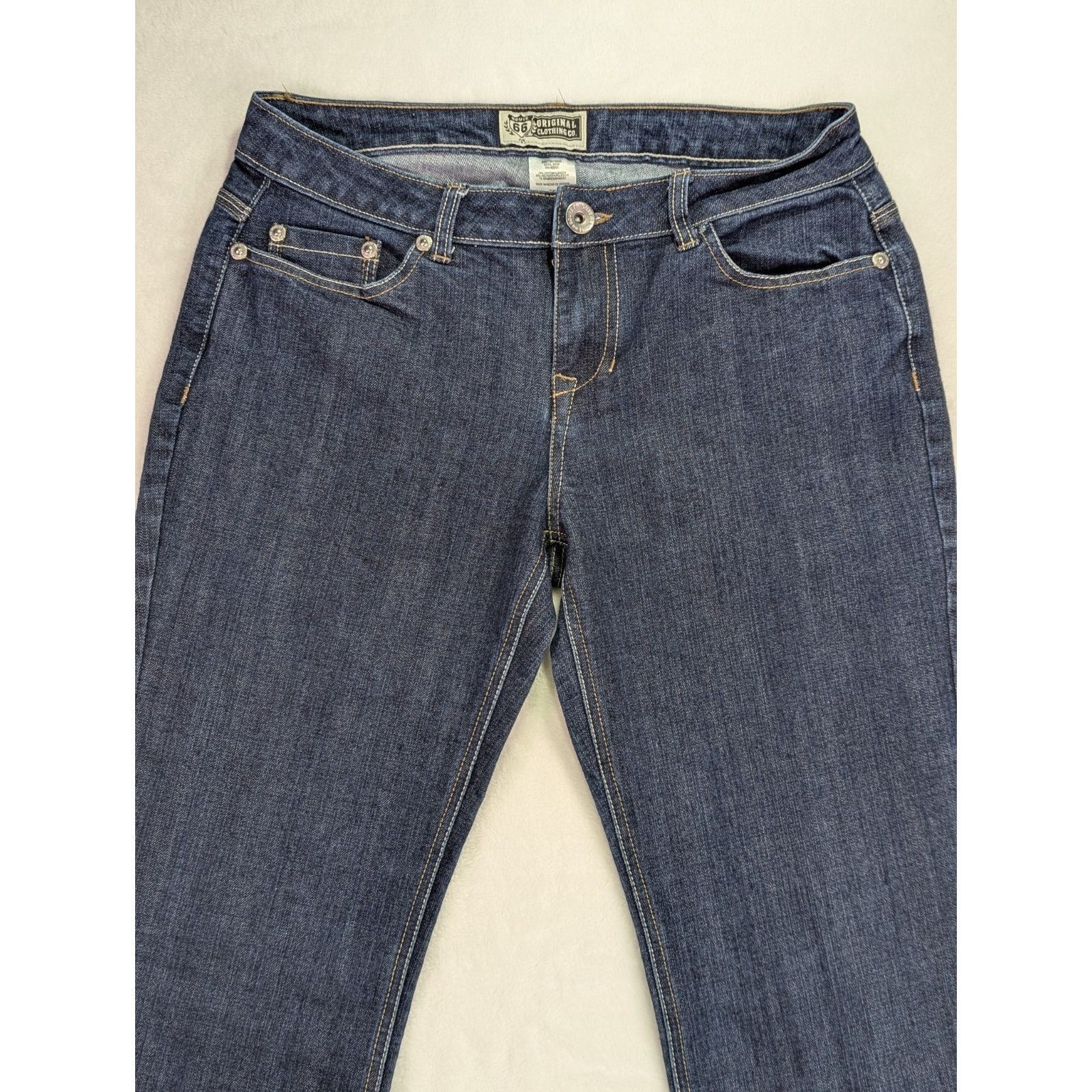 Route 66 Vintage Route 66 Y2K Flared Leg Jeans Size 5/6 Mid-Rise Size 32" / US 10 / IT 46 - 2 Thumbnail