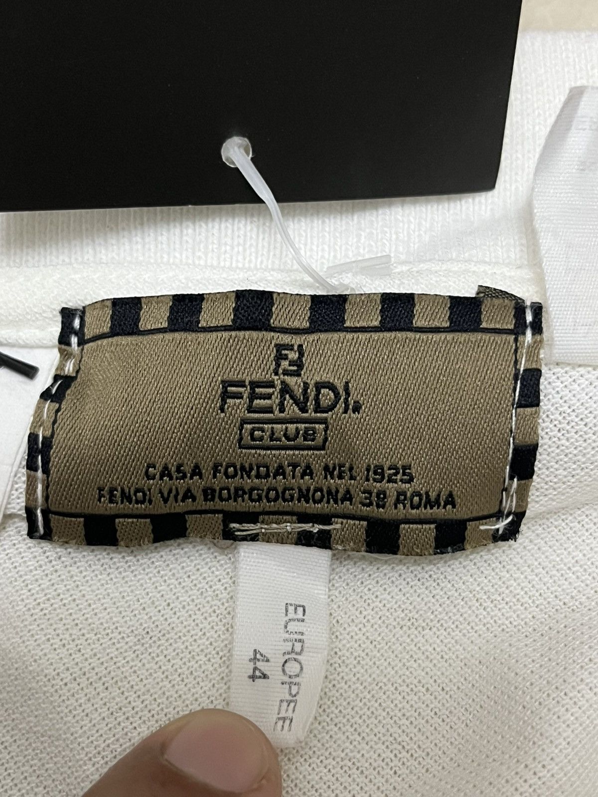 Fendi Fendi spell out logo shirt Size US XS / EU 42 / 0 - 3 Thumbnail