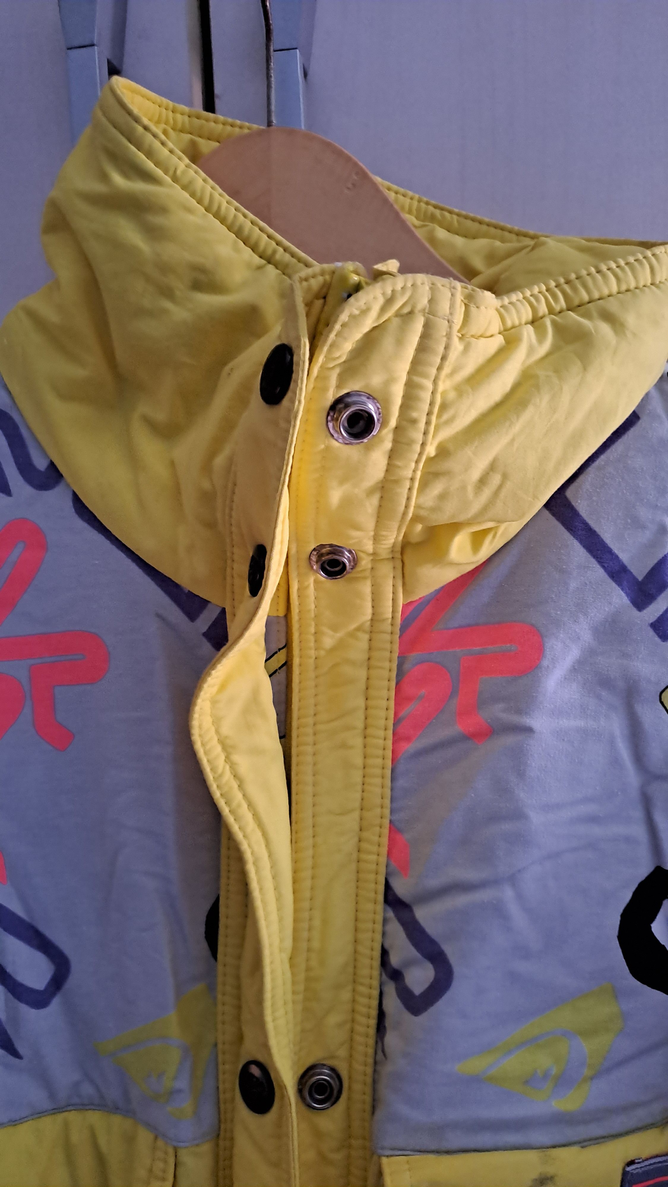 Other Vintage Quiksilever Ski Suit crazy pattern 80s 90s Size US L / EU 52-54 / 3 - 18 Thumbnail