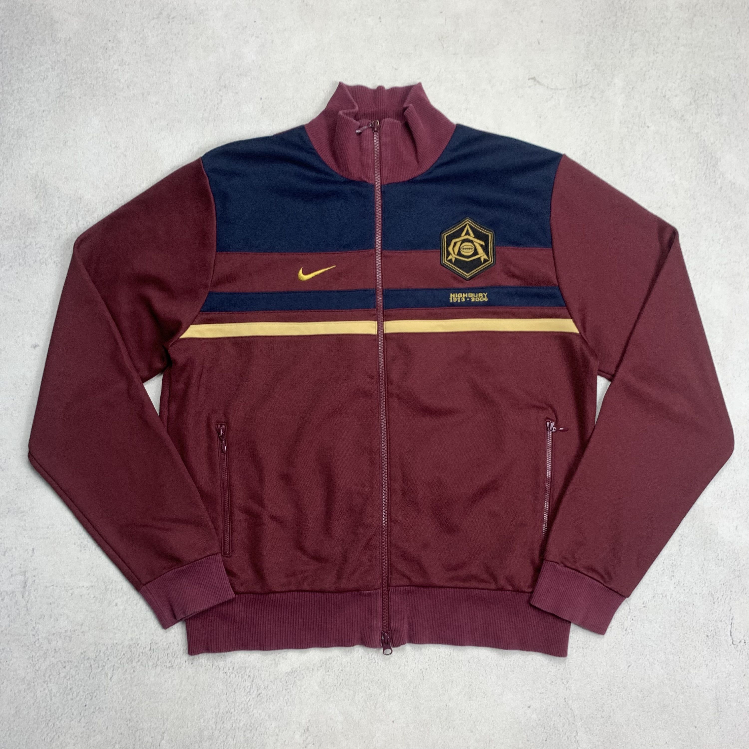 Nike Nike Arsenal Highbury Track Jacket Zip Up Size US L / EU 52-54 / 3 - 1 Thumbnail