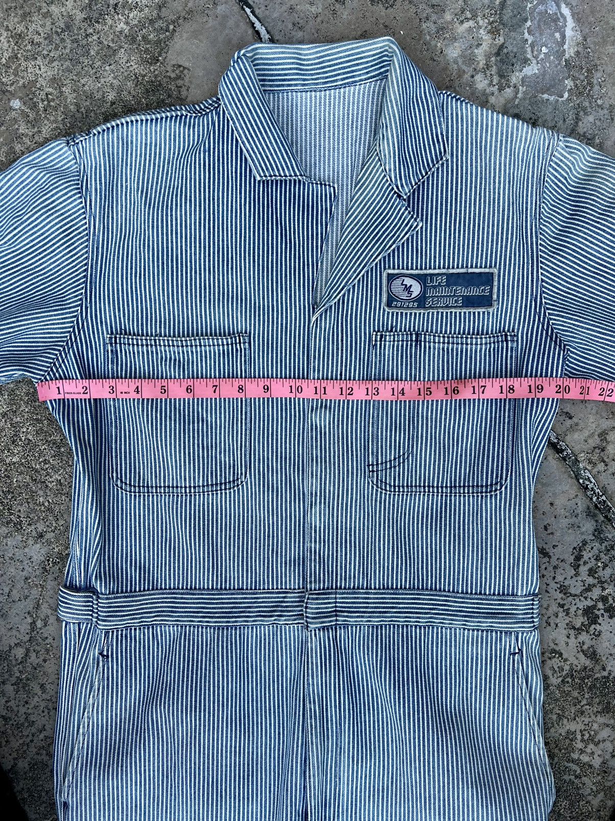 20471120 × Hysteric Glamour × Japanese Brand VINTAGE 291295HOMME HICKORY OVERALLS DENIM Size US M / EU 48-50 / 2 - 15 Thumbnail