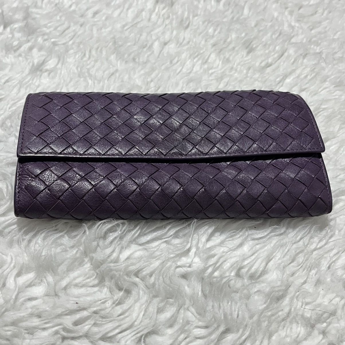 BOTTEGA VENETA PURPLE INTRECCIATO