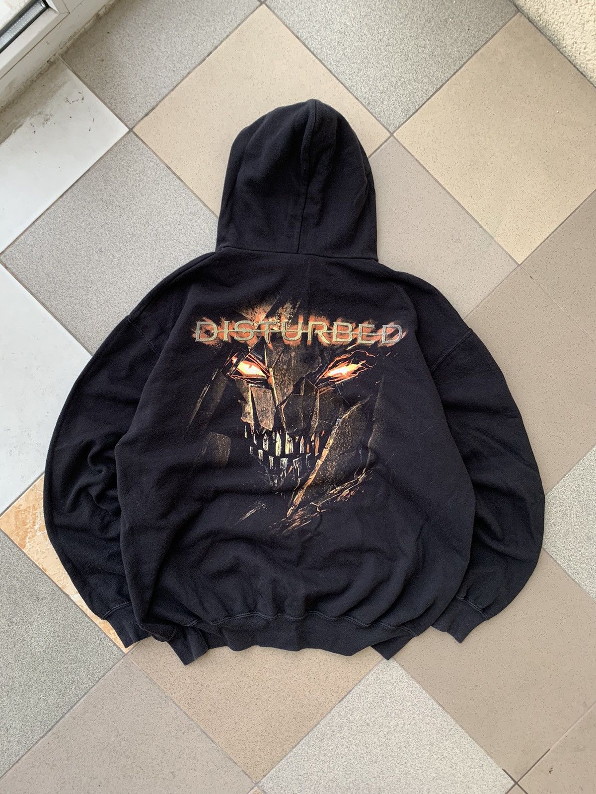 Band Tees Vintage Y2K Disturbed Bravado Band Black Japan Hoodie Size US L / EU 52-54 / 3 - 1 Thumbnail