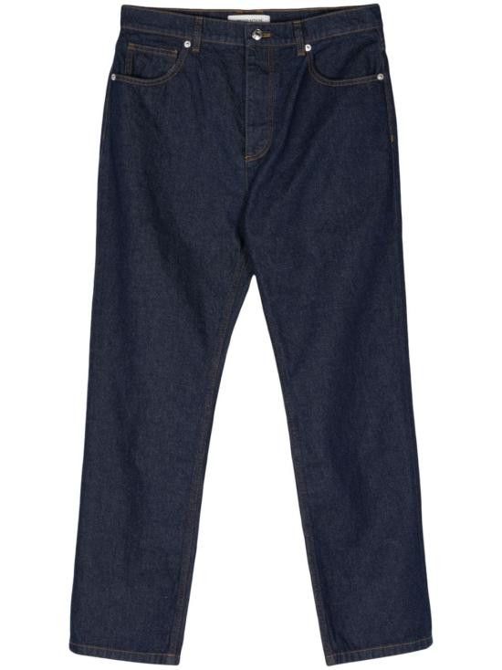 Maison Kitsune MAISON KITSUNE Men Denim Pants NM01123 WW0081P470 Blue Size US 31 - 1 Thumbnail