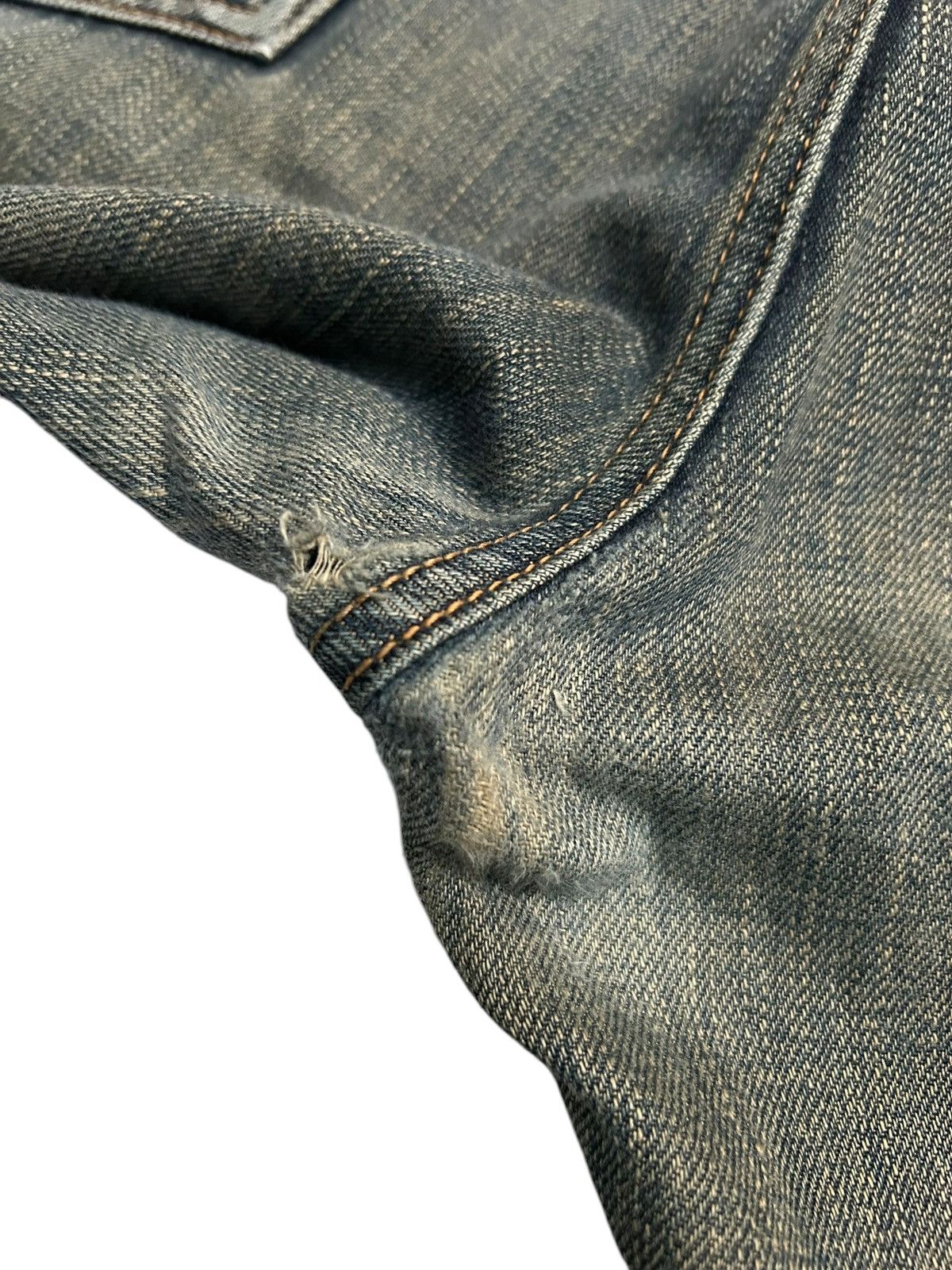 Japanese Brand × Kapital × Vintage Edwin Selvedge Rusty Vintage Japanese Denim Jeans Size US 35 - 10 Thumbnail