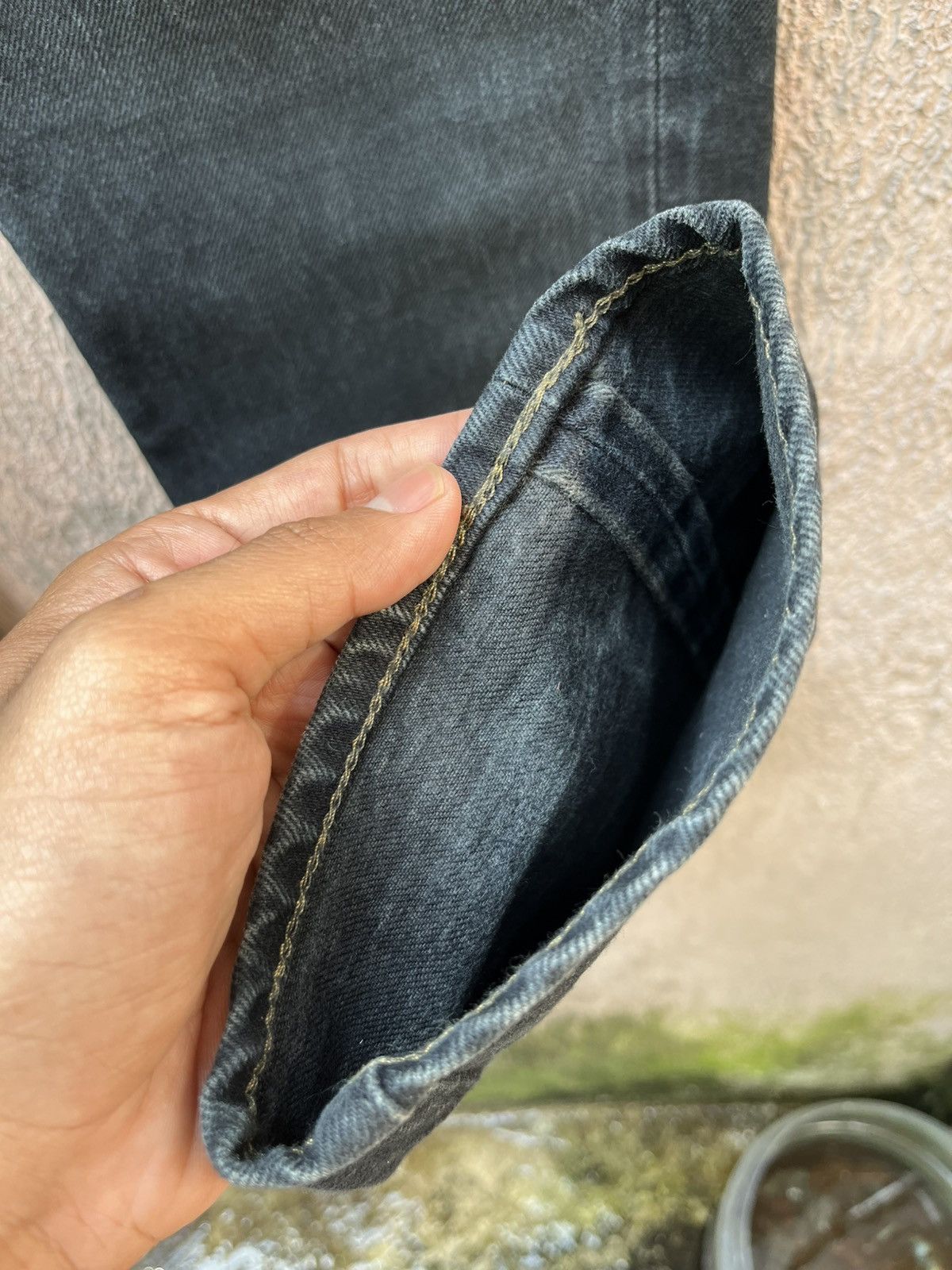 Denime Denime Japan Black Wash Size US 28 / EU 44 - 5 Thumbnail
