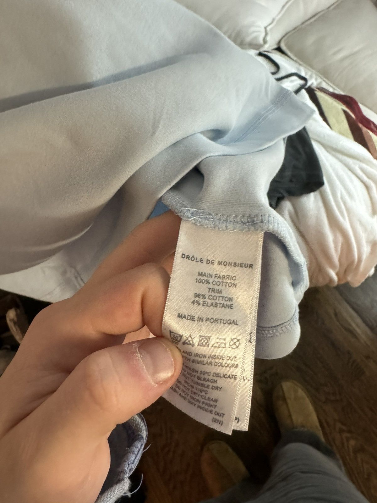 Drole De Monsieur DRÔLE DE MONSIEUR Blue Tee Size US S / EU 44-46 / 1 - 4 Thumbnail