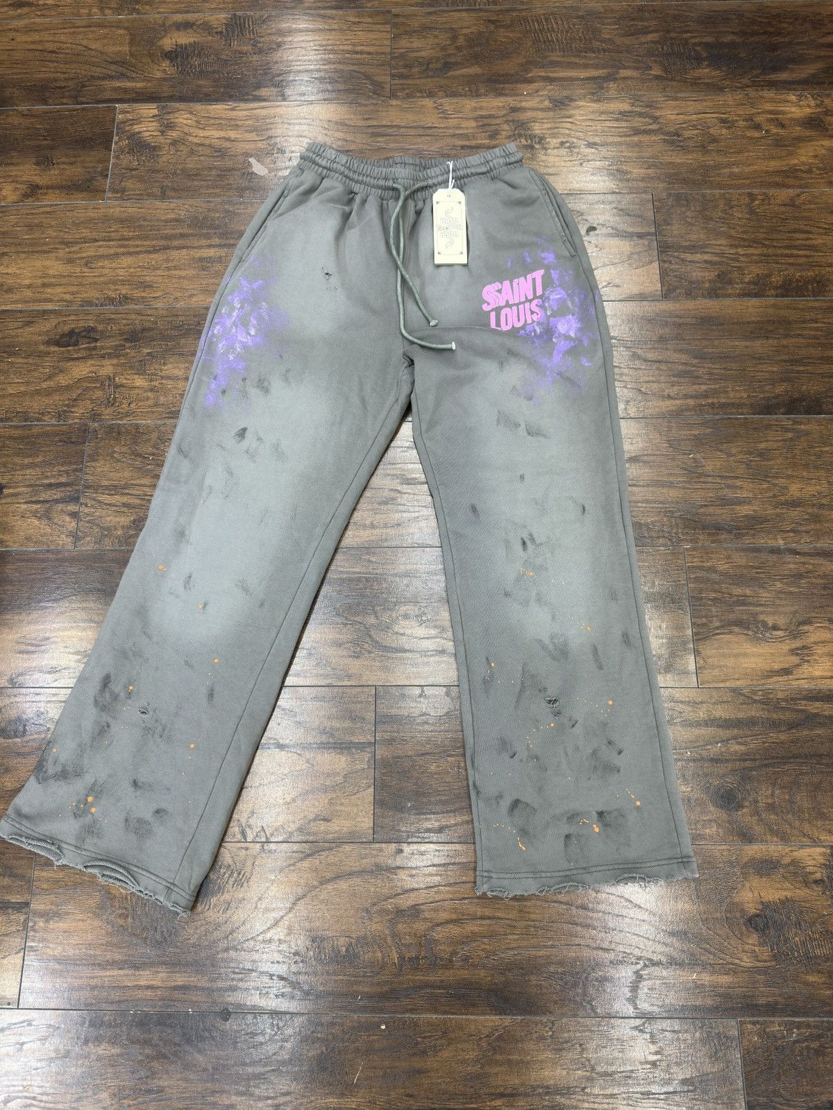 Designer Saint Louis Sweat Pants Size US 30 / EU 46 - 5 Thumbnail
