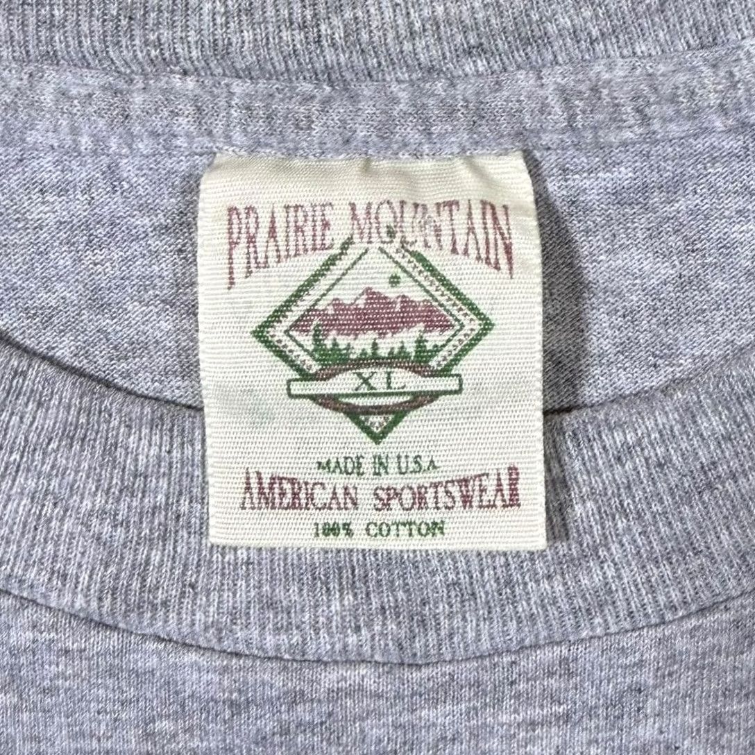 Vintage VINTAGE Prairie Mountain Mount Rushmore USA Tourist Grey Graphic T-Shirt XL Mens Regular Short Sleeve Size US XL / EU 56 / 4 - 4 Thumbnail