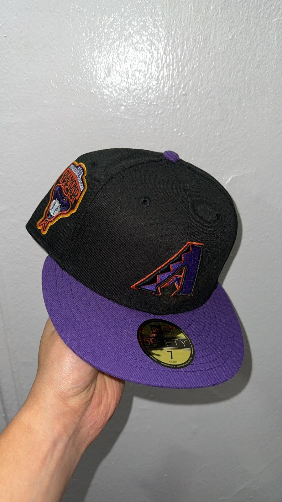 New Era New Era 59fifty Black Arizona Diamondbacks fitted hat size 7 Size ONE SIZE - 1 Thumbnail