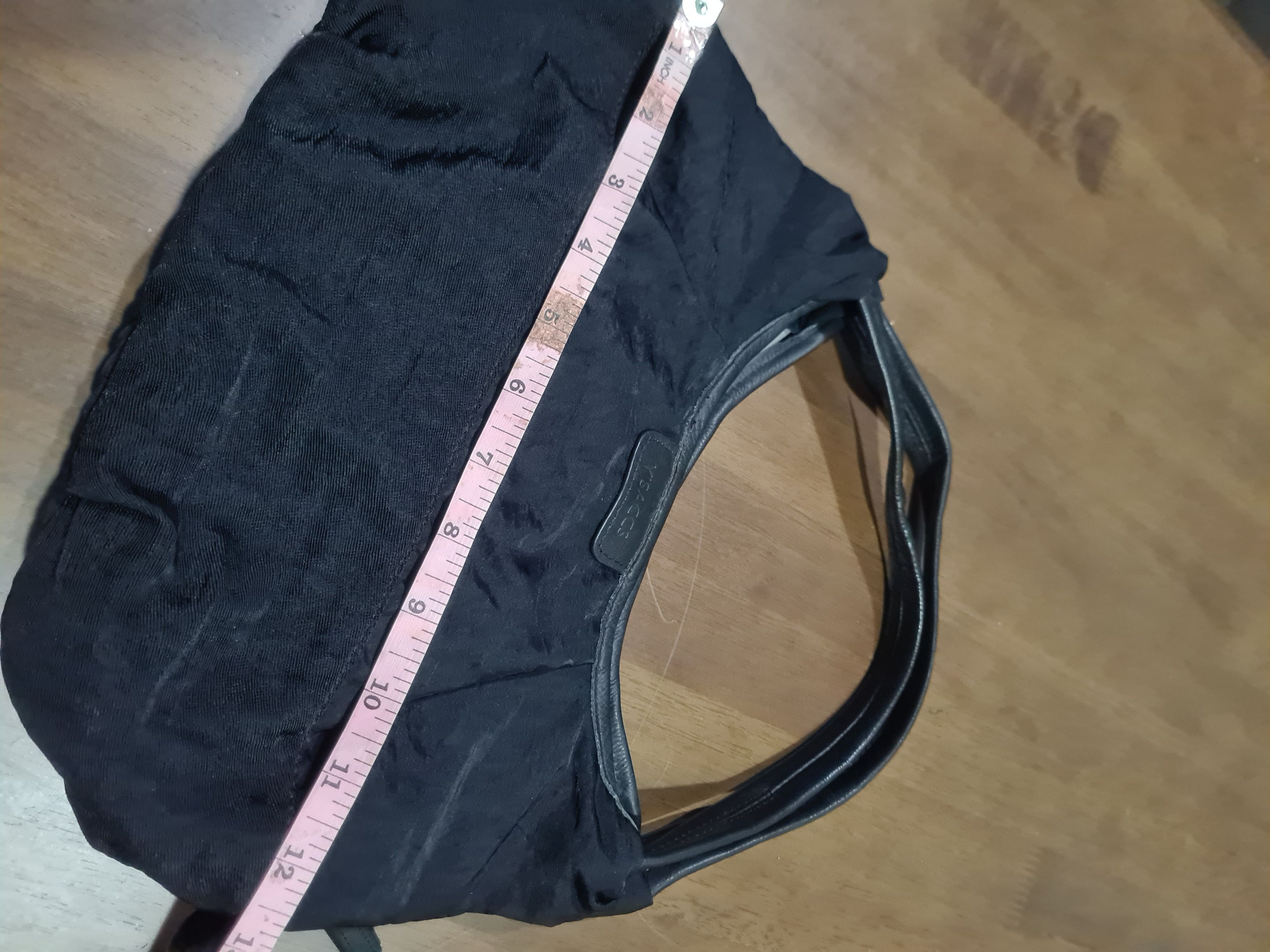 Yohji Yamamoto Y'saccs yohji yamamoto leather/nylon small hobobag Size ONE SIZE - 9 Thumbnail