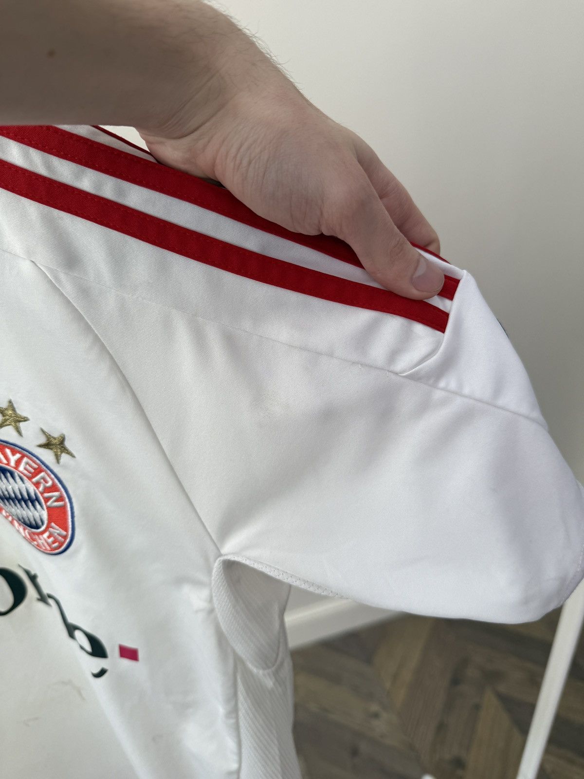 Adidas Vintage BAYERN MUNICH 2008 2009 FOOTBALL KIDS JERSEY ADIDAS Size US S / EU 44-46 / 1 - 7 Thumbnail