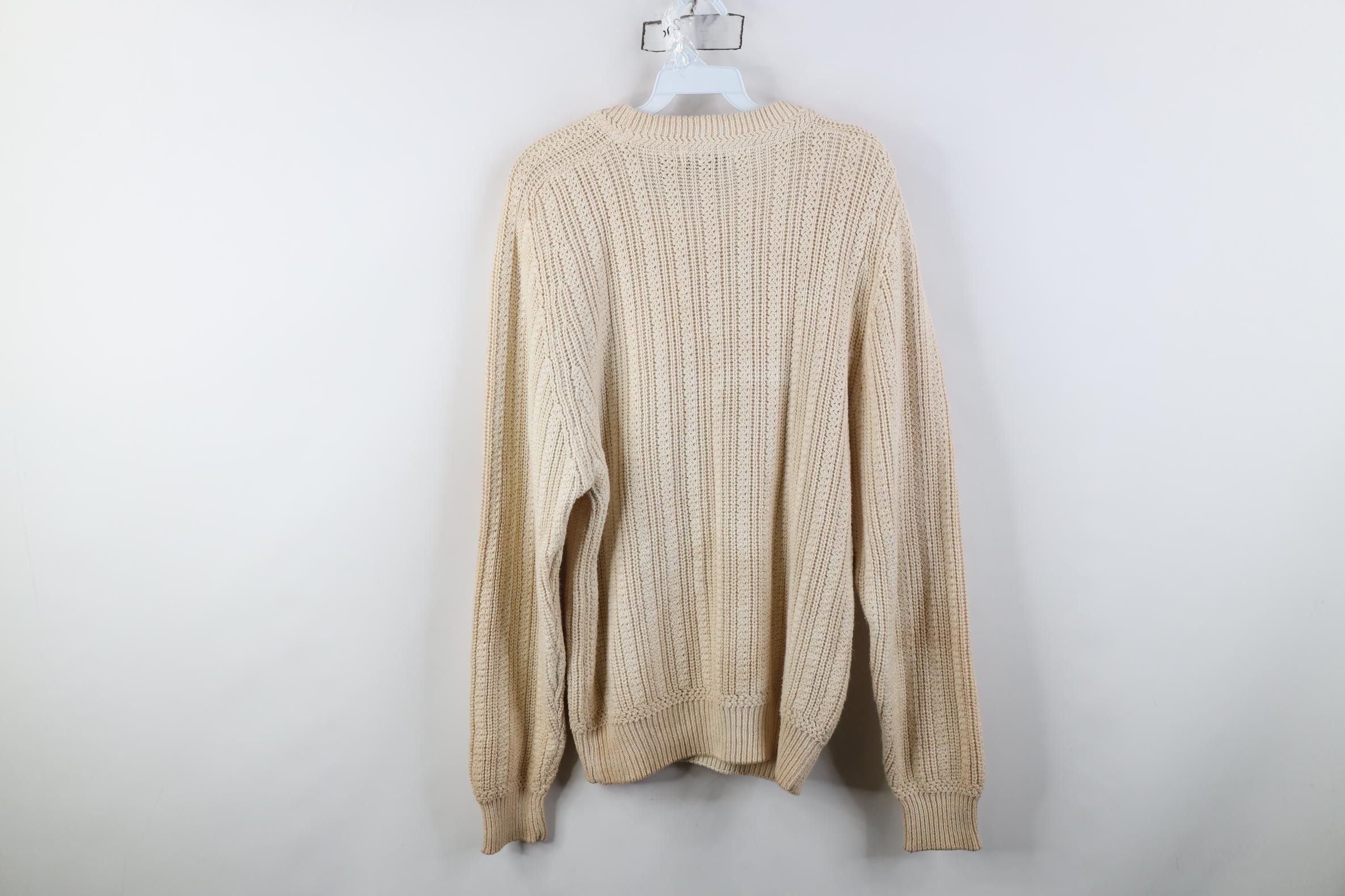 Vintage Vintage 90s Streetwear Chunky Ribbed Knit Crewneck Sweater Size US M / EU 48-50 / 2 - 9 Thumbnail