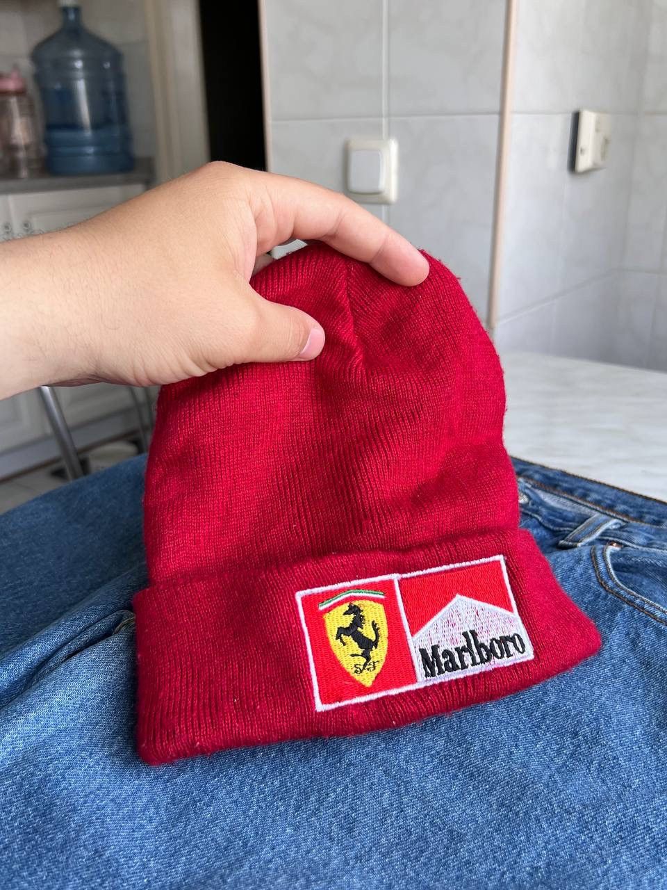 Marlboro Marlboro Ferrari Racing vintage red beanie hat rare y2k Size ONE SIZE - 2 Thumbnail