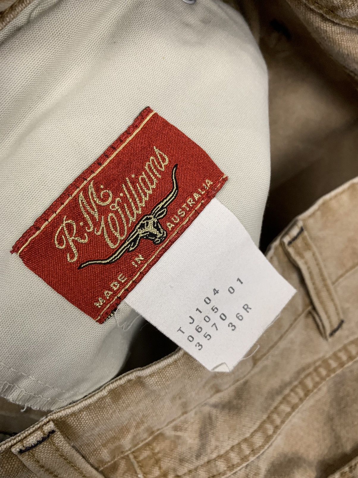 R.M. Williams R.M.Williams Sand Washed Denim Straight Pants Size US 36 / EU 52 - 3 Thumbnail