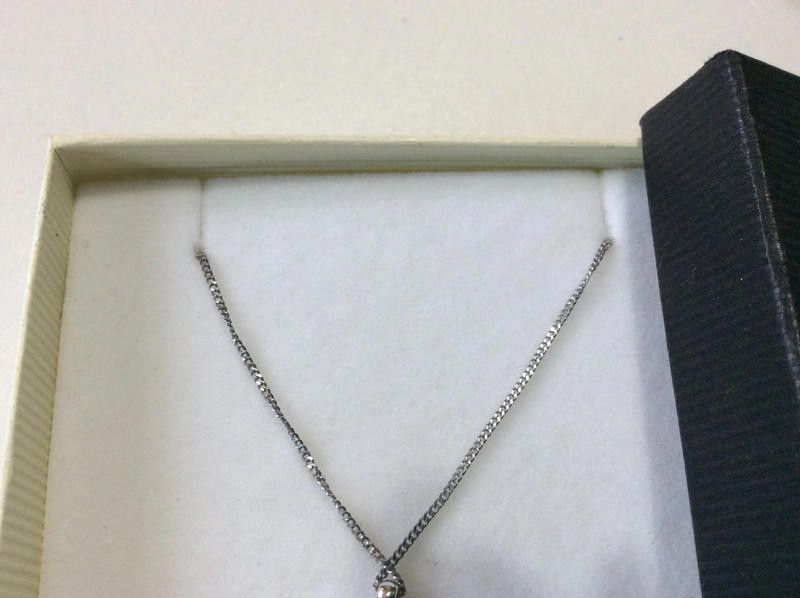 Other 9ct white gold real diamond necklace Size ONE SIZE - 3 Thumbnail